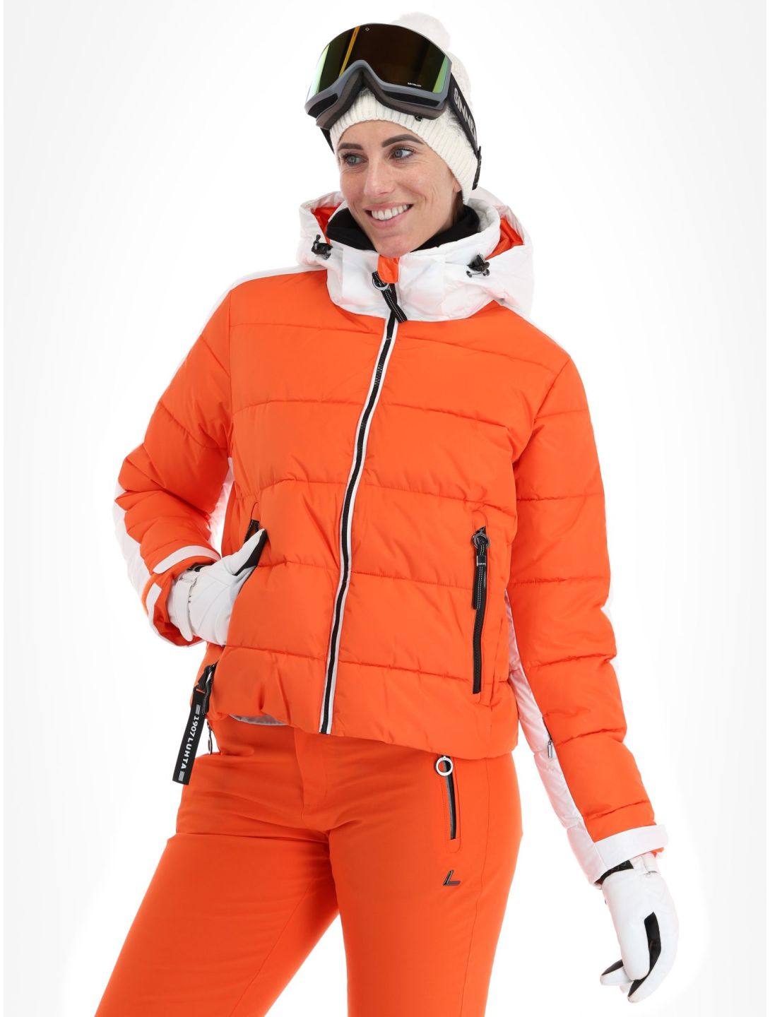 Luhta, Karhutunturi ski jacket women Orange orange, white 