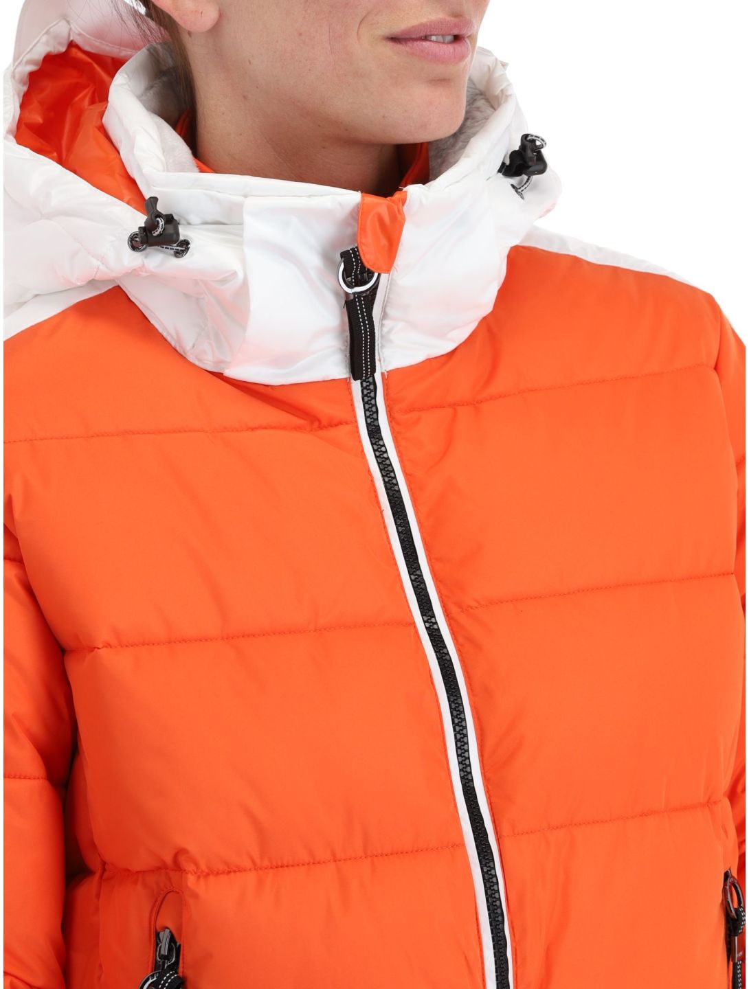 Luhta, Karhutunturi ski jacket women Orange orange, white 