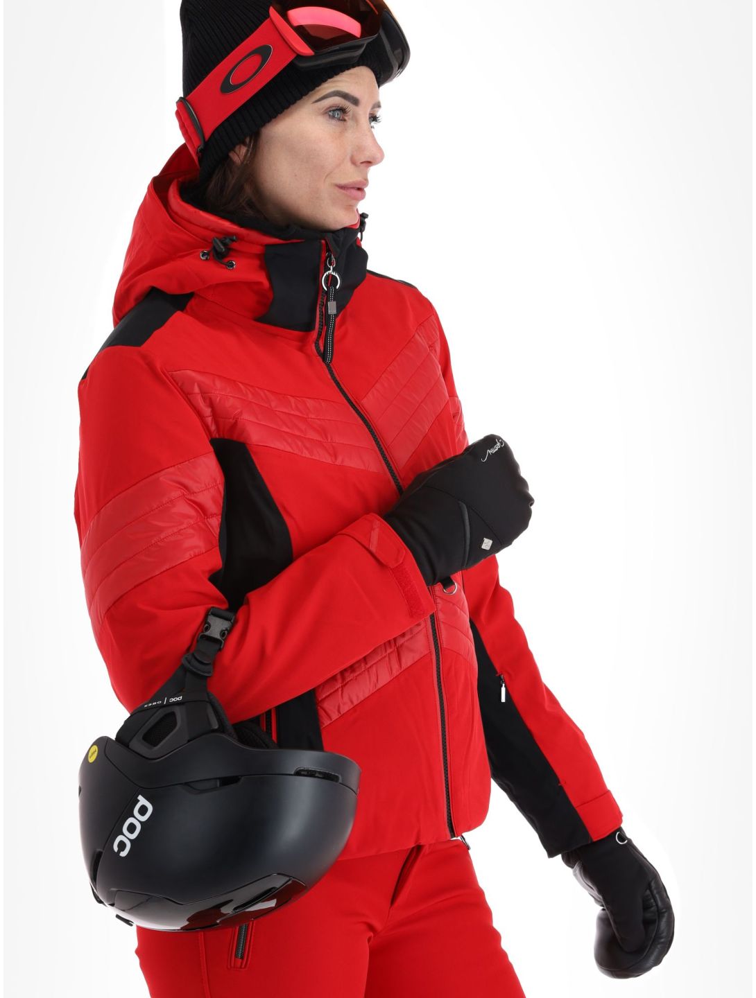 Luhta, Karravaara ski jacket women Cranberry black, red 