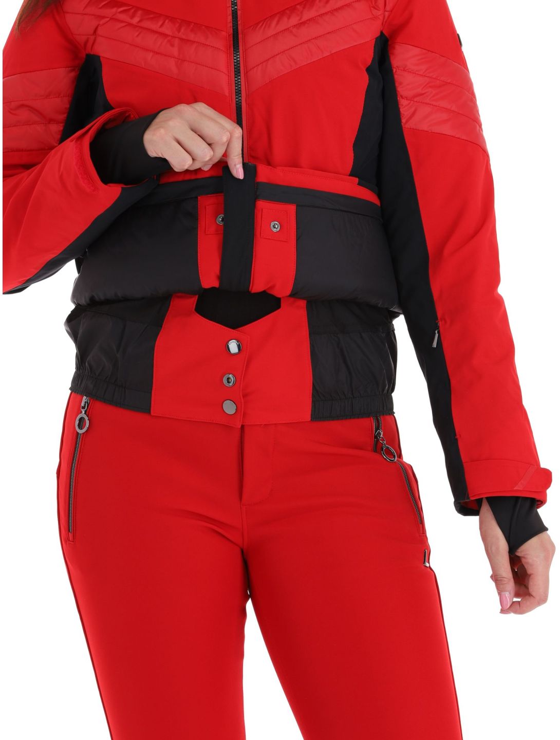 Luhta, Karravaara ski jacket women Cranberry black, red 