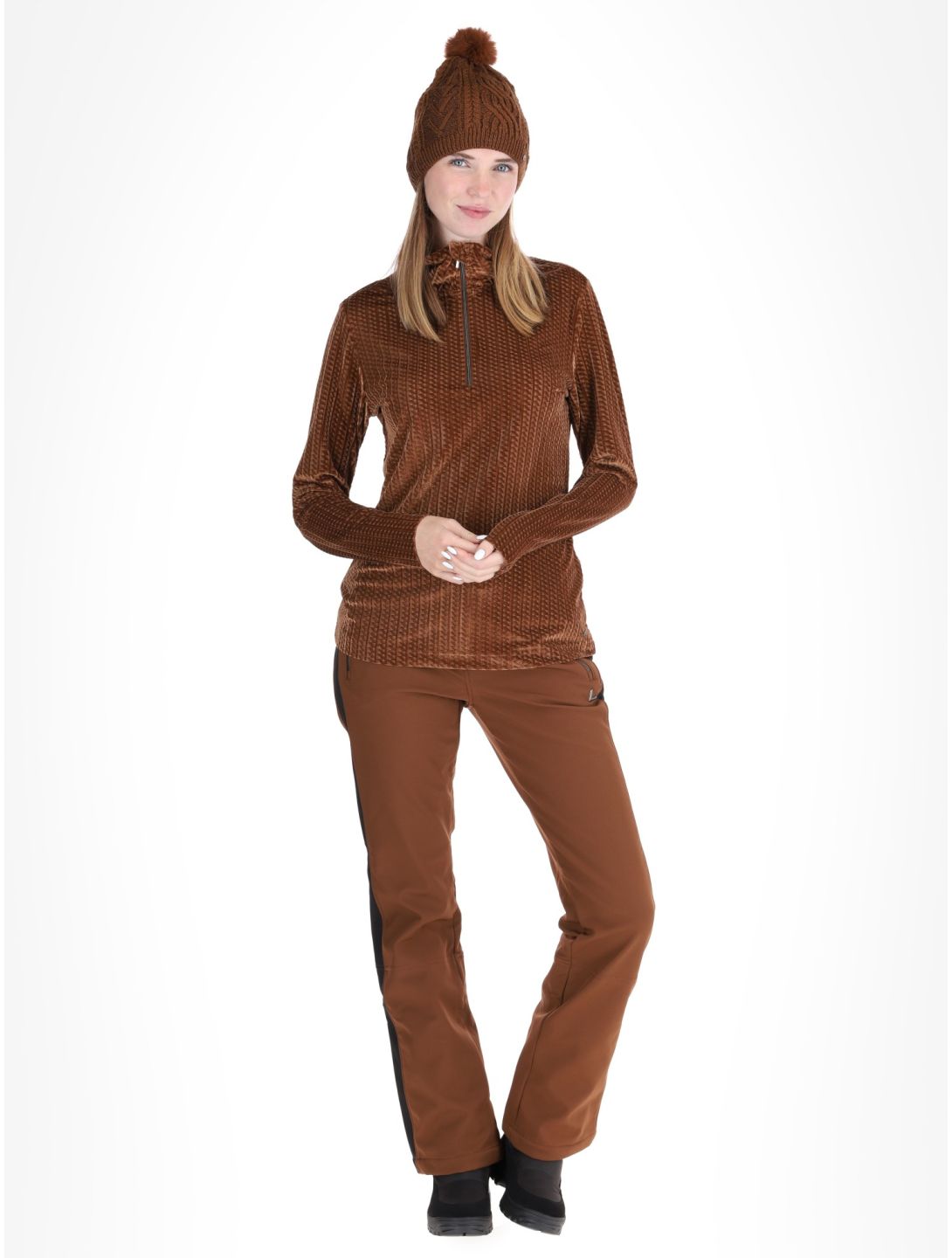 Luhta, Kauhava pullover women Chocolat brown 