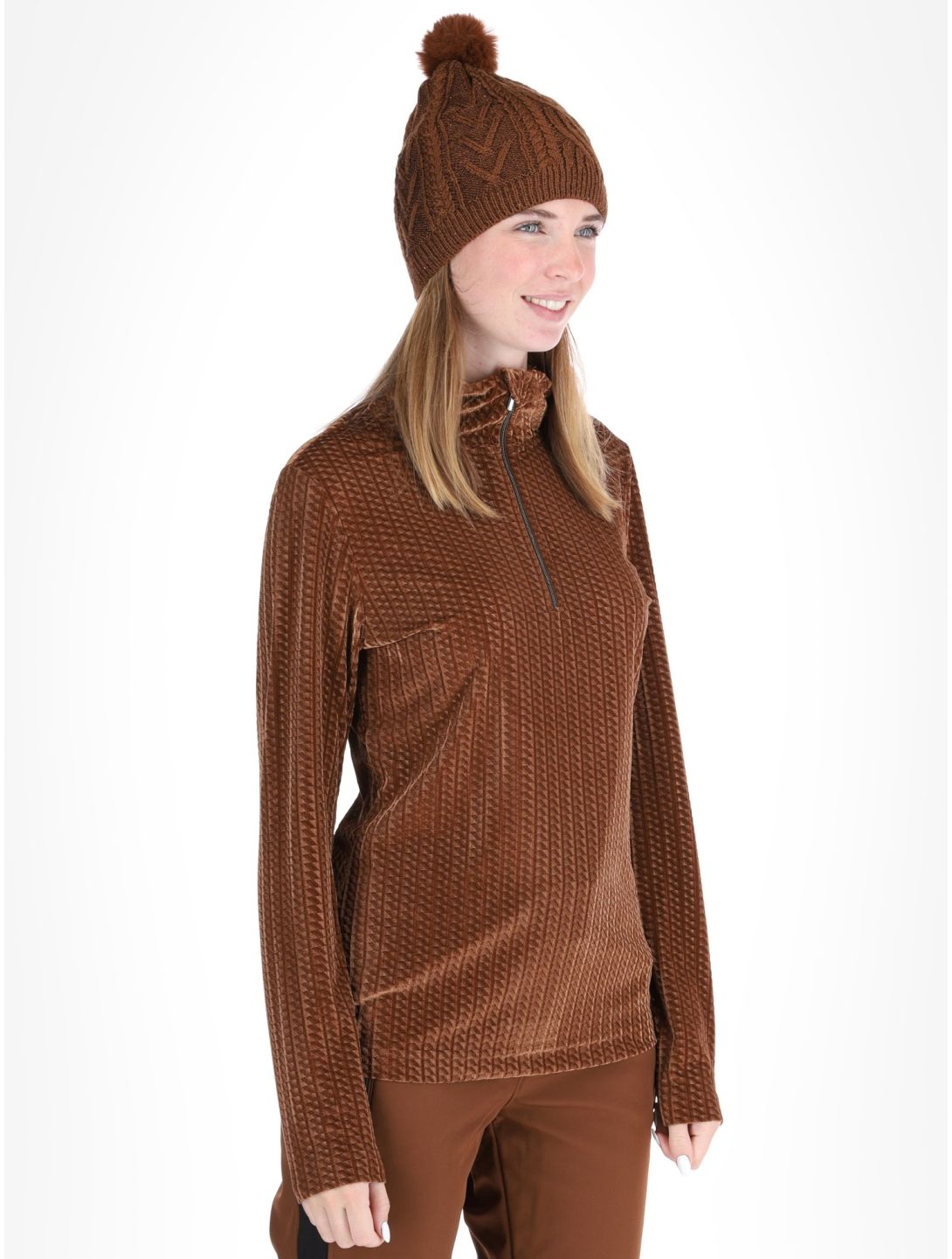 Luhta, Kauhava pullover women Chocolat brown 