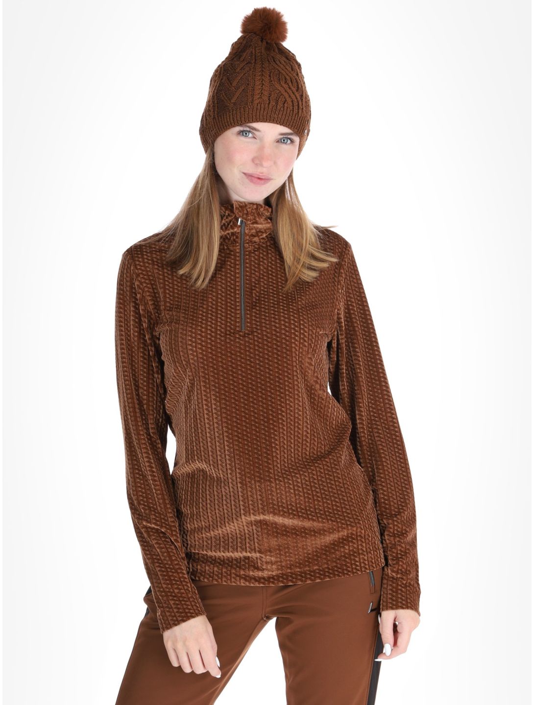 Luhta, Kauhava pullover women Chocolat brown 