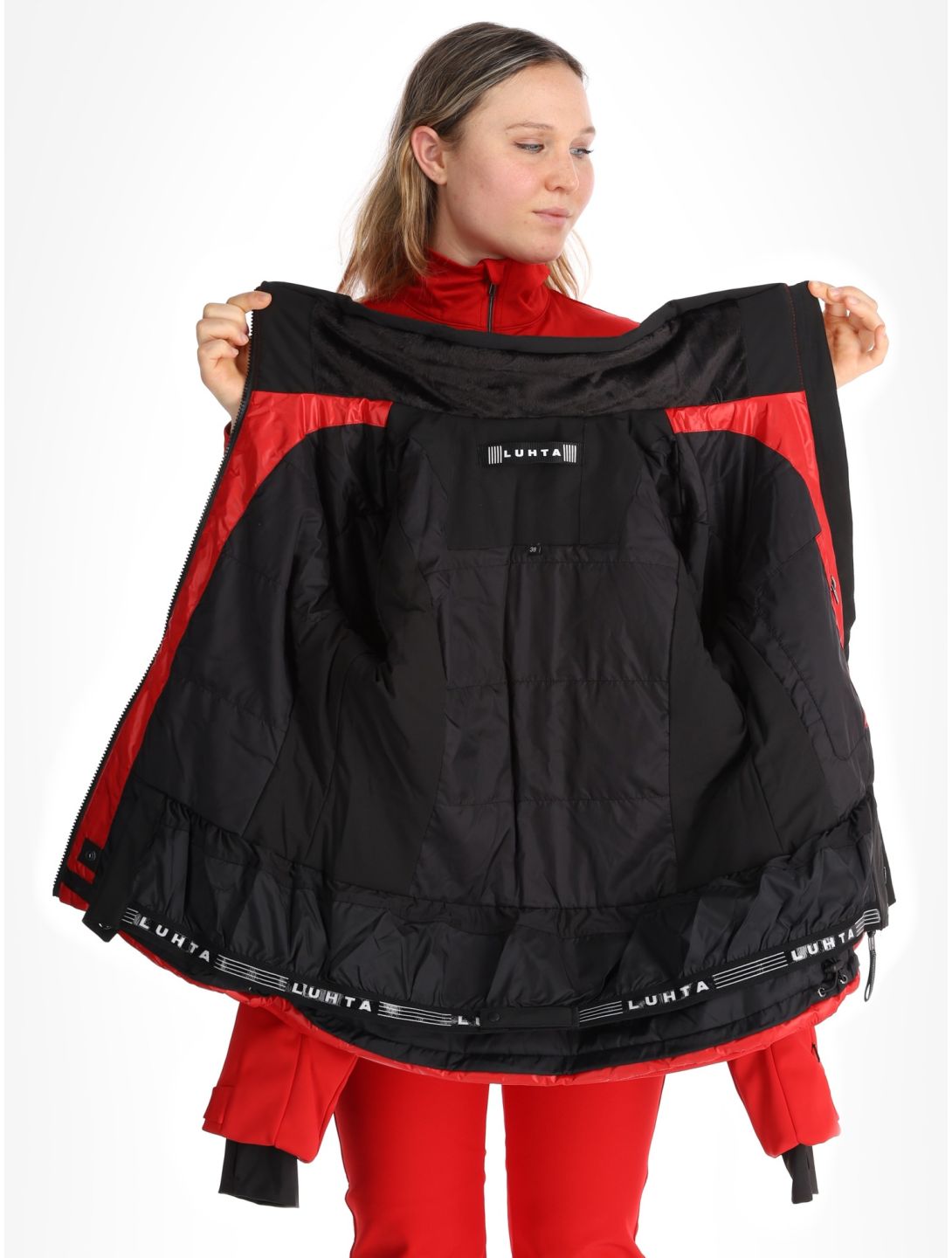 Luhta, Kierinki ski jacket women Cranberry red 