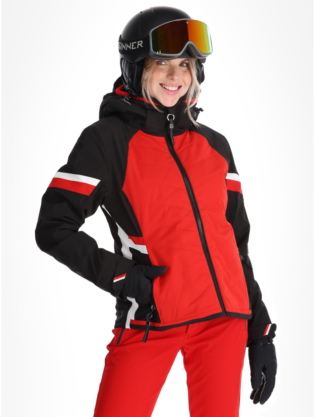 Luhta, Koutela ski jacket women Cranberry red 