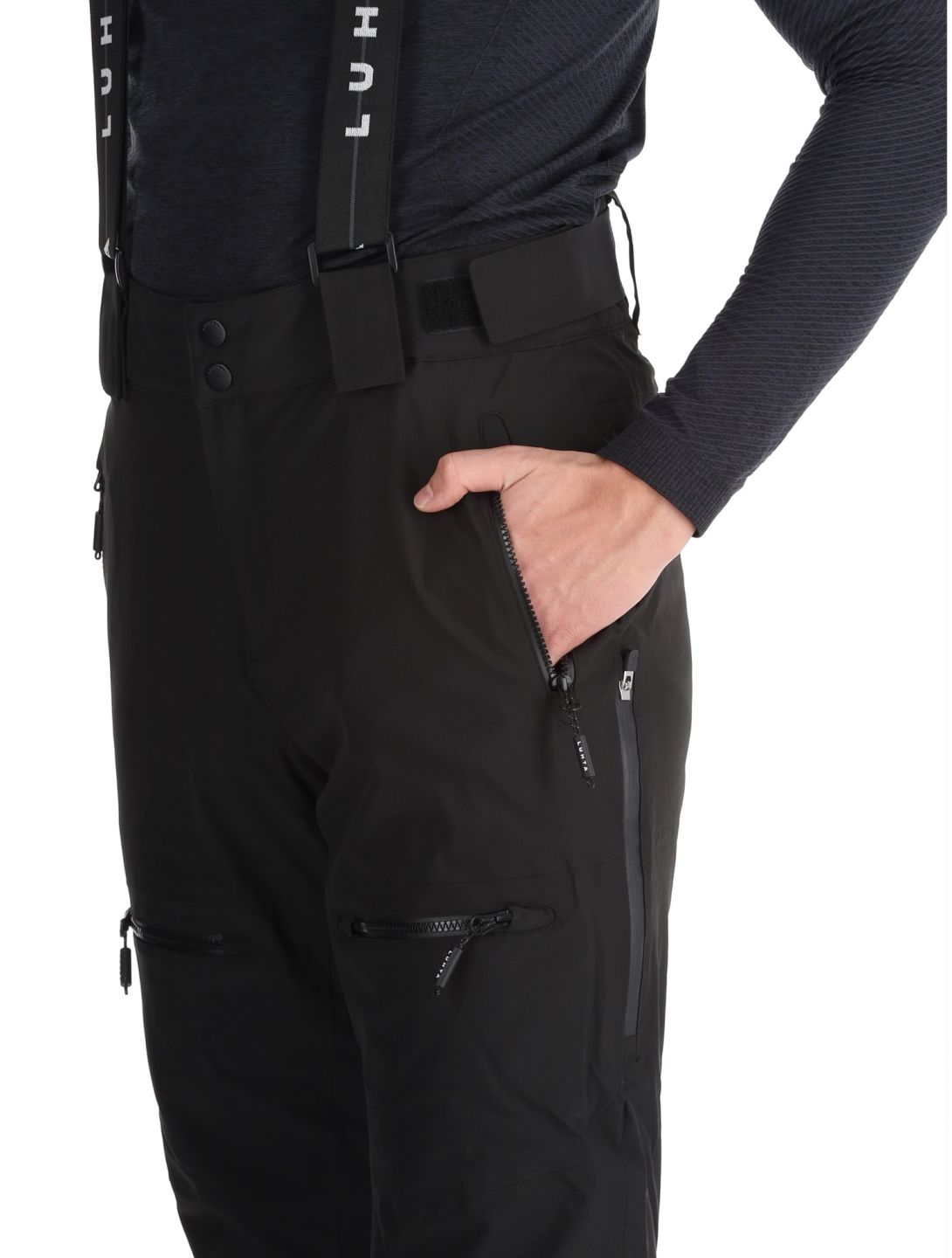 Luhta, Kovero ski pants men Black black 