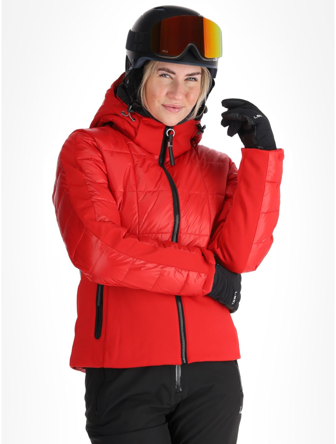 Luhta, Kuivasalmi ski jacket women Cranberry red 