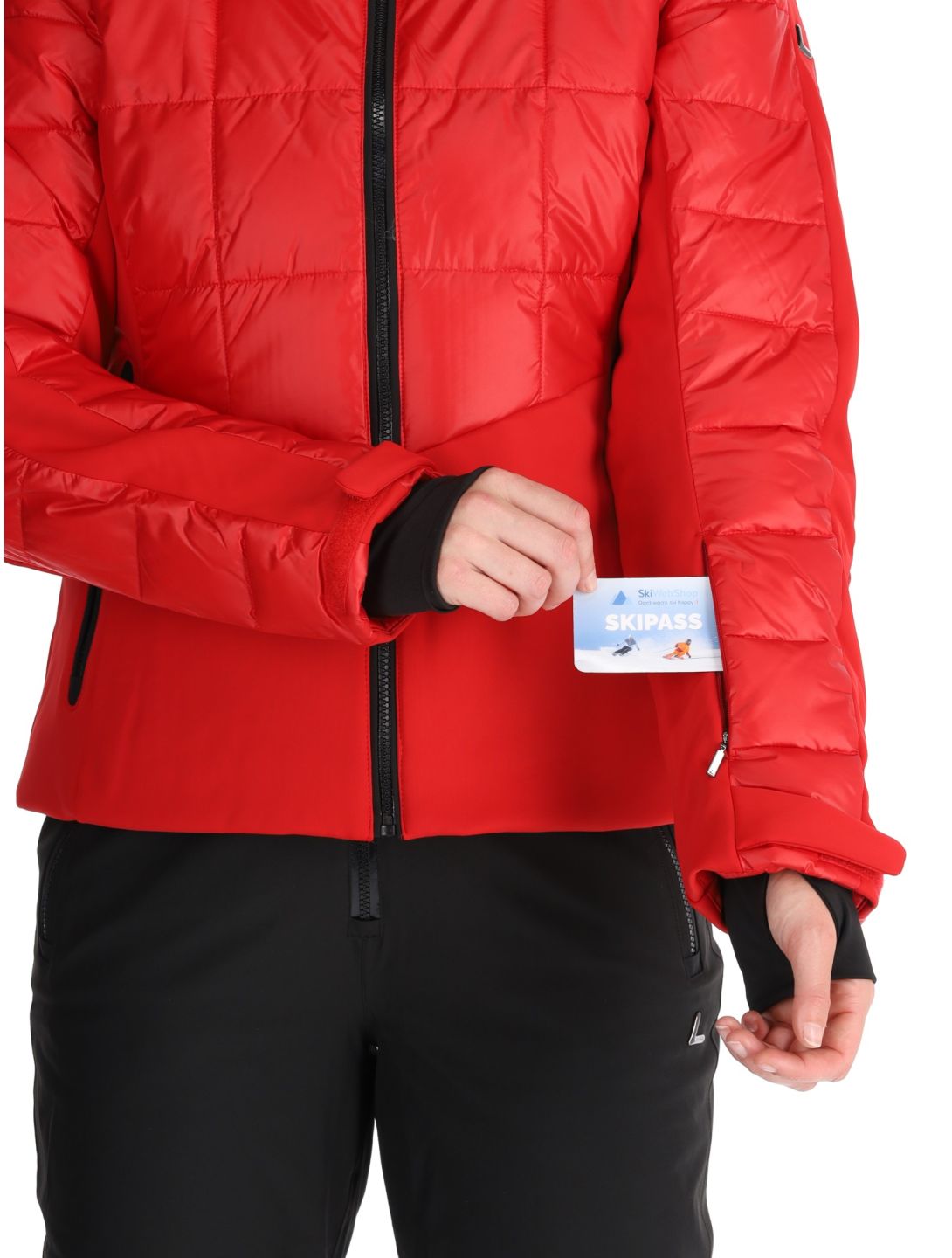 Luhta, Kuivasalmi ski jacket women Cranberry red 