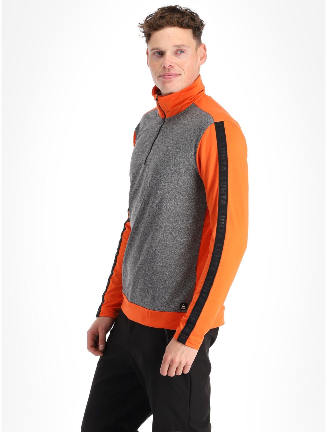 Luhta, Kuohu pullover men Orange grey, orange 