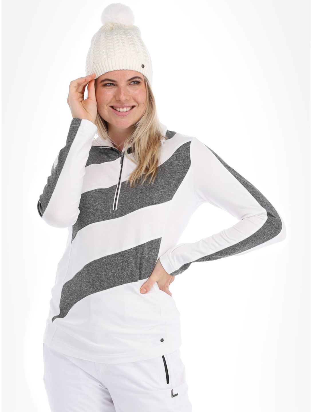 Luhta, Kuusa pullover women Optic White grey, white 