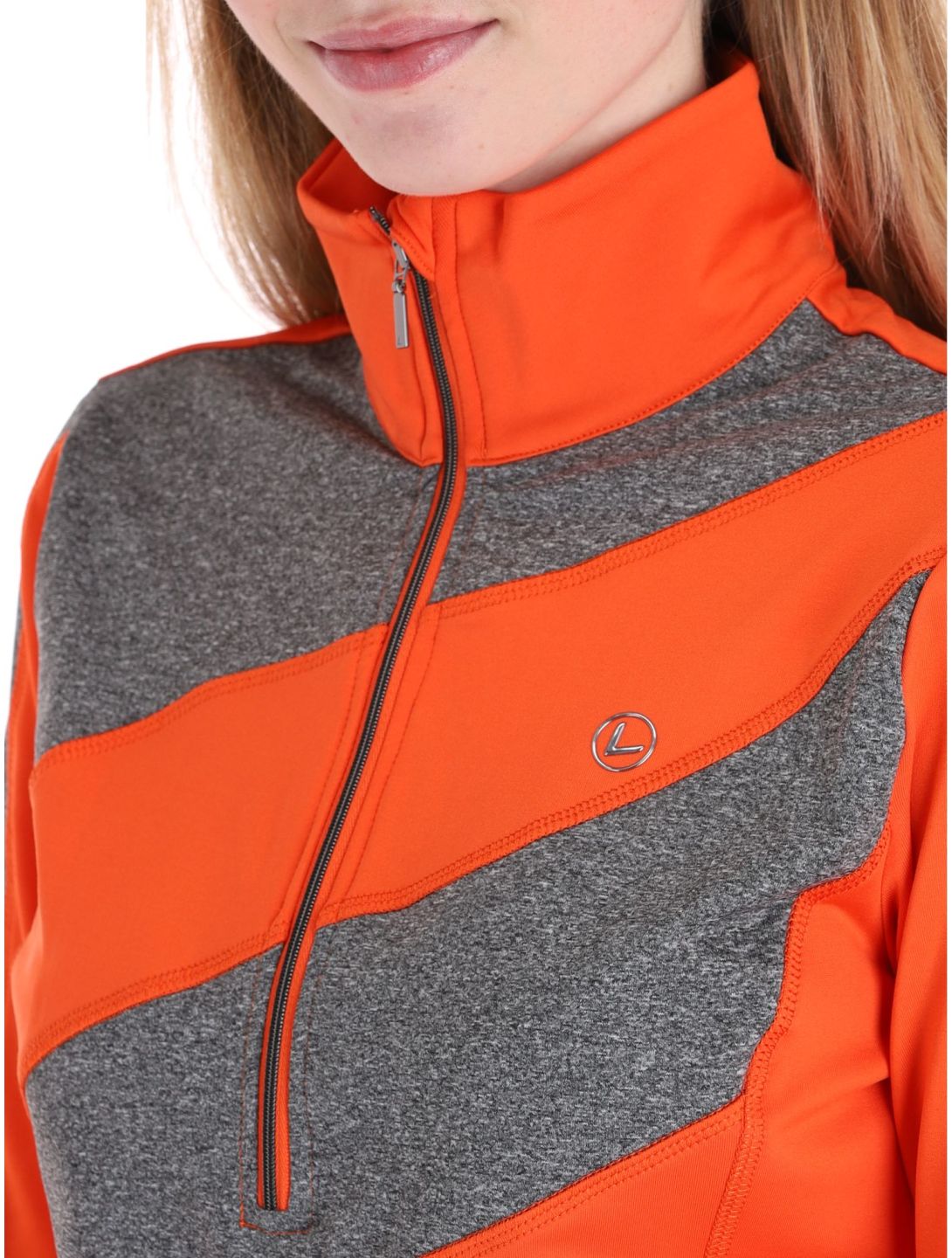 Luhta, Kuusa pullover women Orange grey, orange 