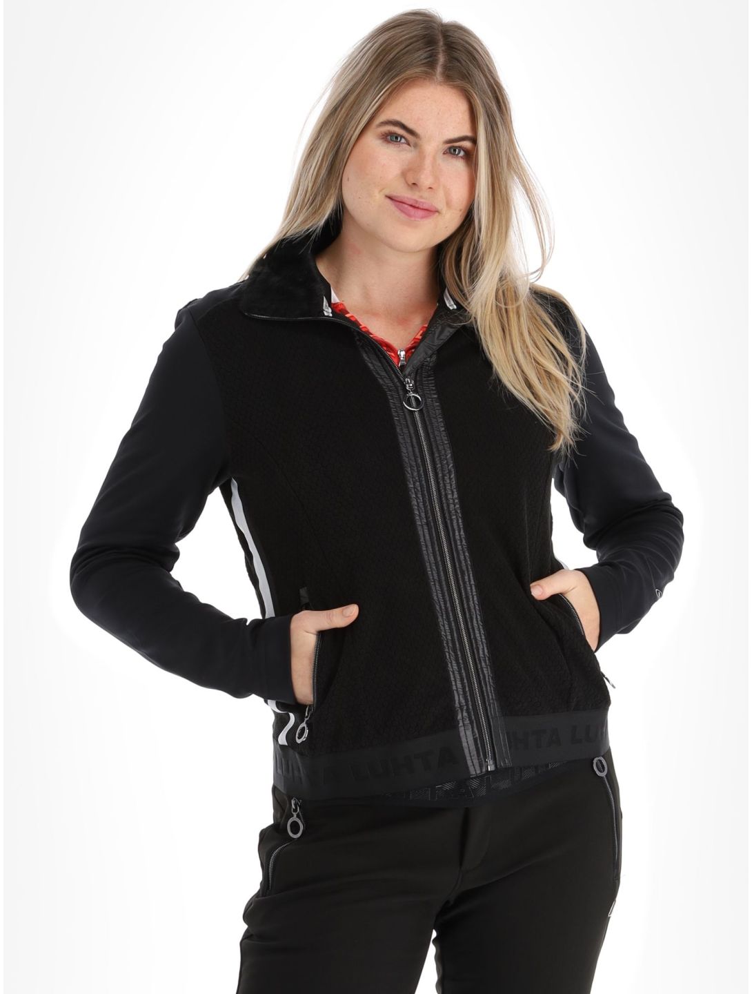 Luhta, Lainiotunturi jacket women Black black, grey 