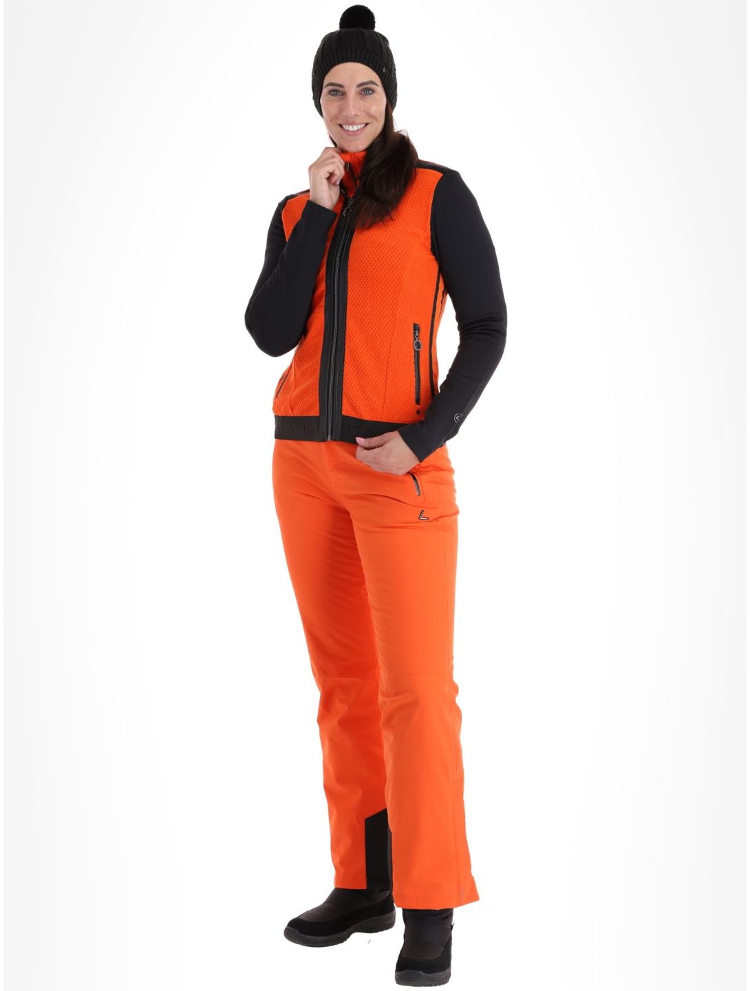 Luhta, Lainiotunturi jacket women Orange black, orange 