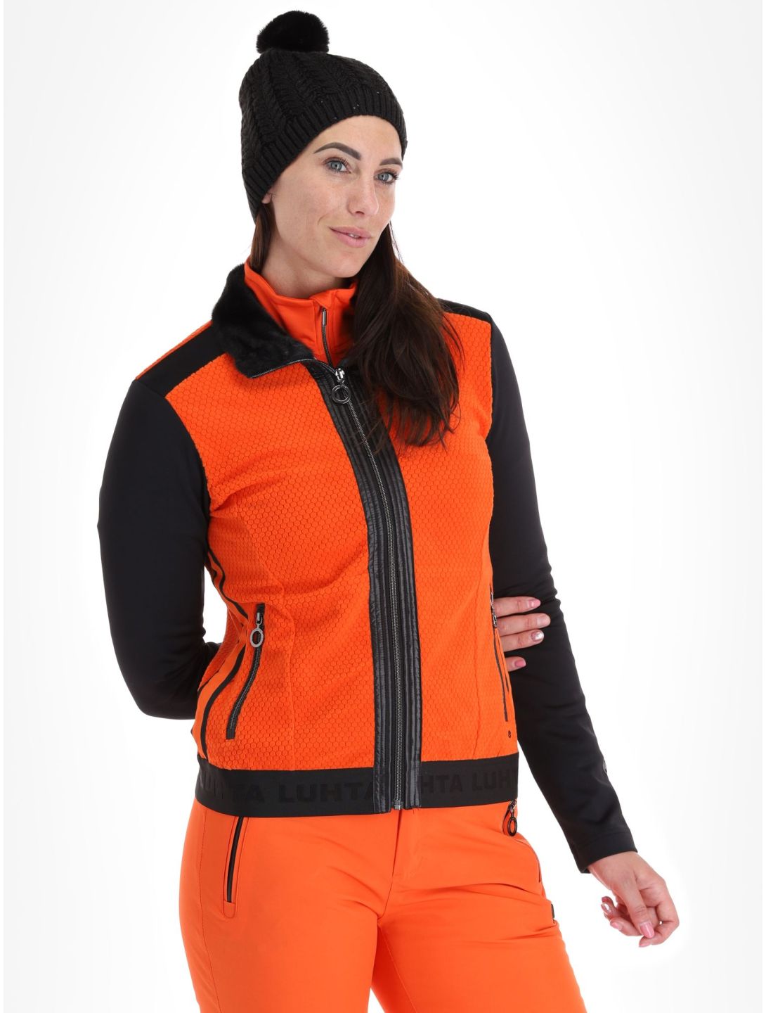 Luhta, Lainiotunturi jacket women Orange black, orange 