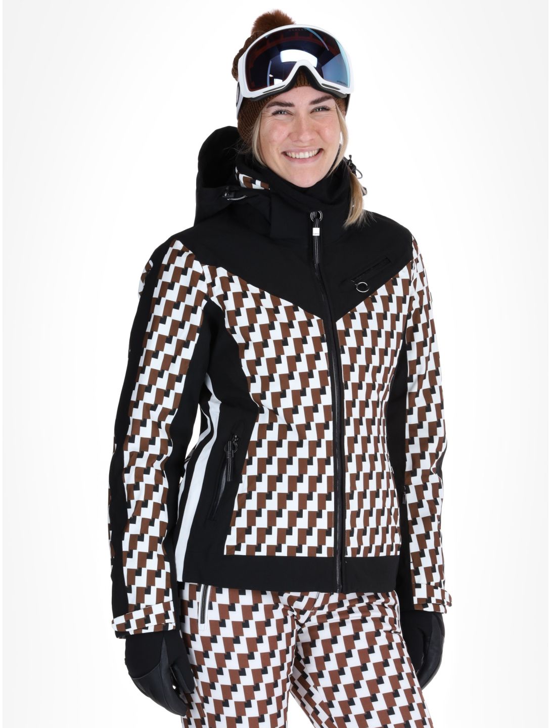 Luhta, Laukukero ski jacket women Chocolat brown 