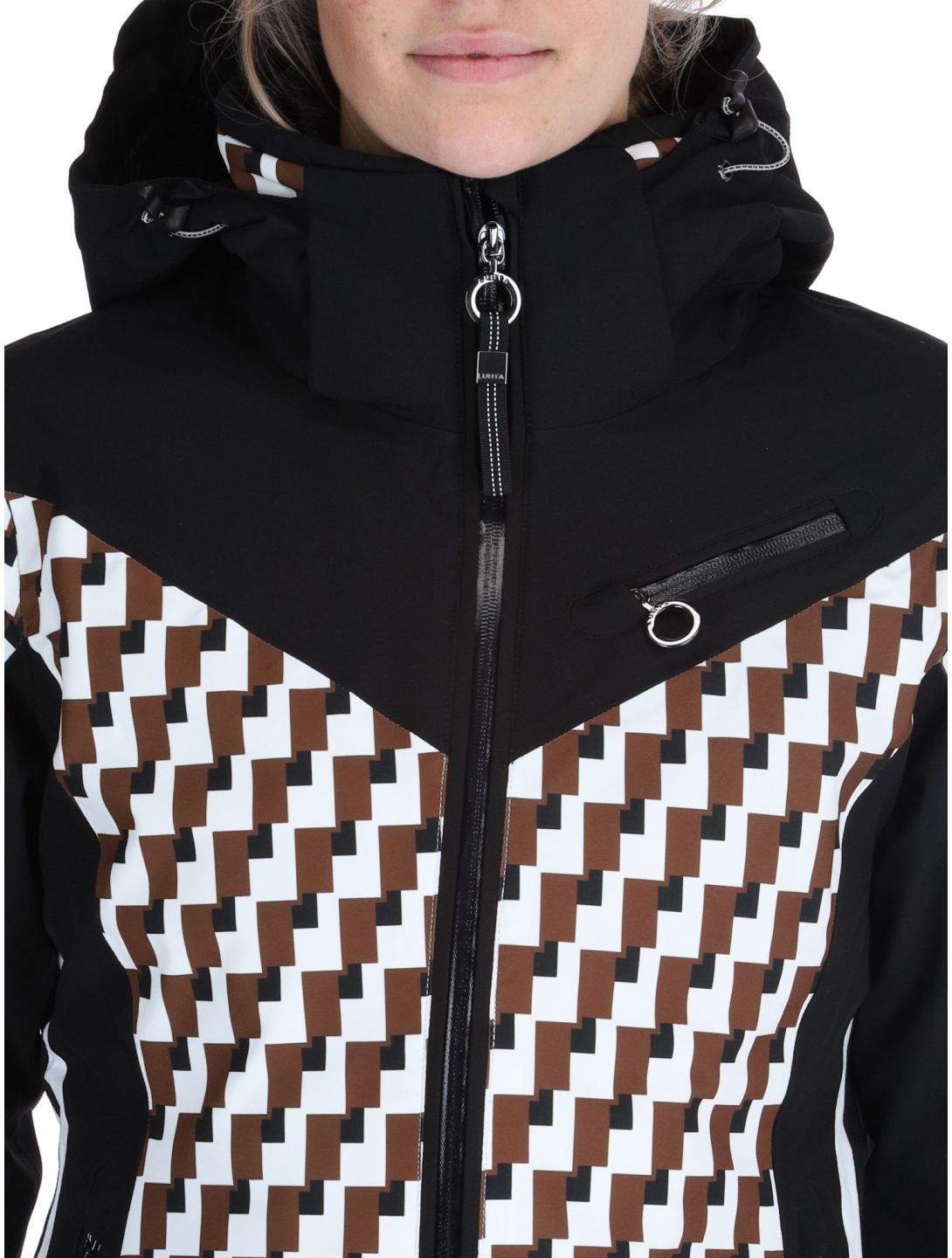 Luhta, Laukukero ski jacket women Chocolat brown 