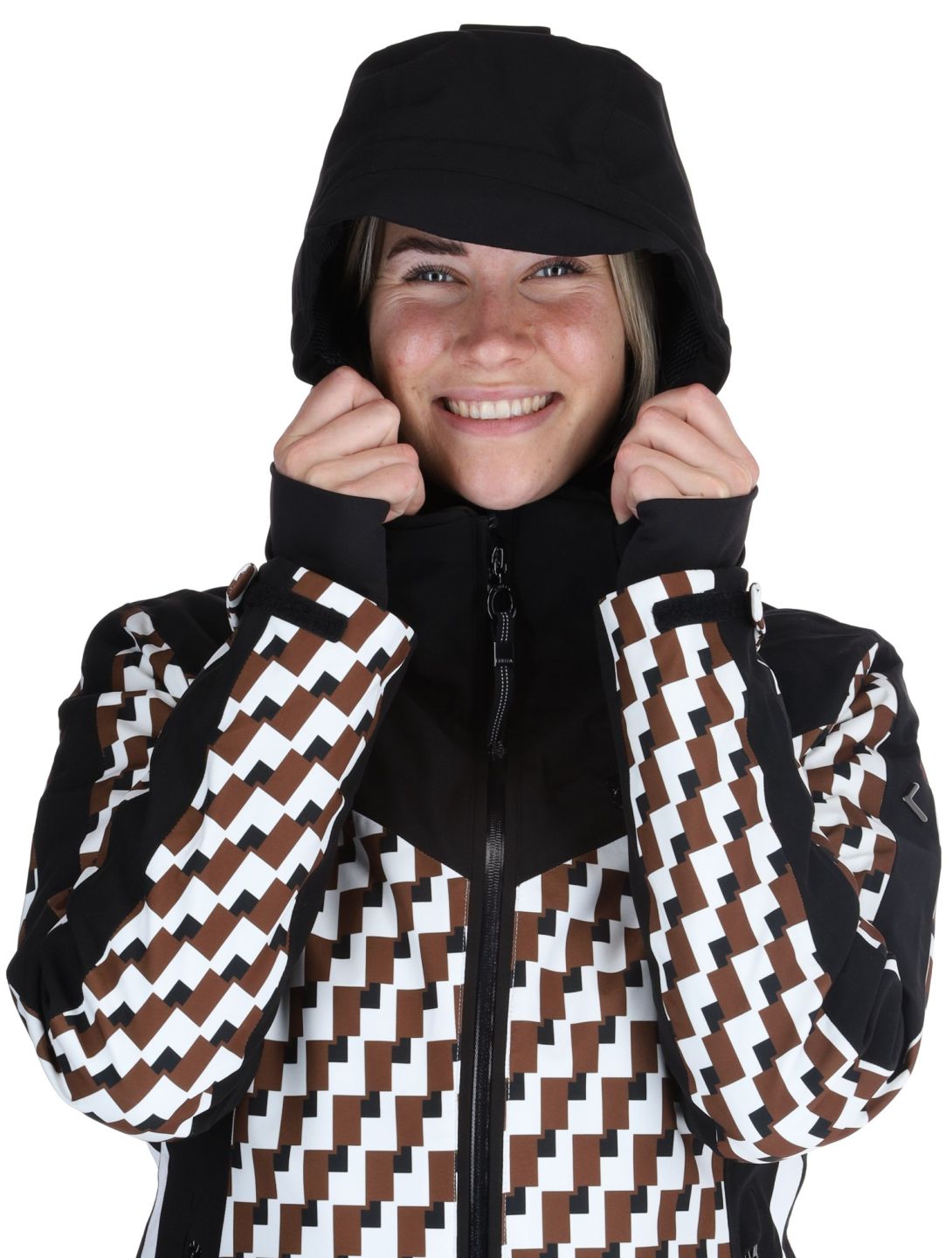 Luhta, Laukukero ski jacket women Chocolat brown 