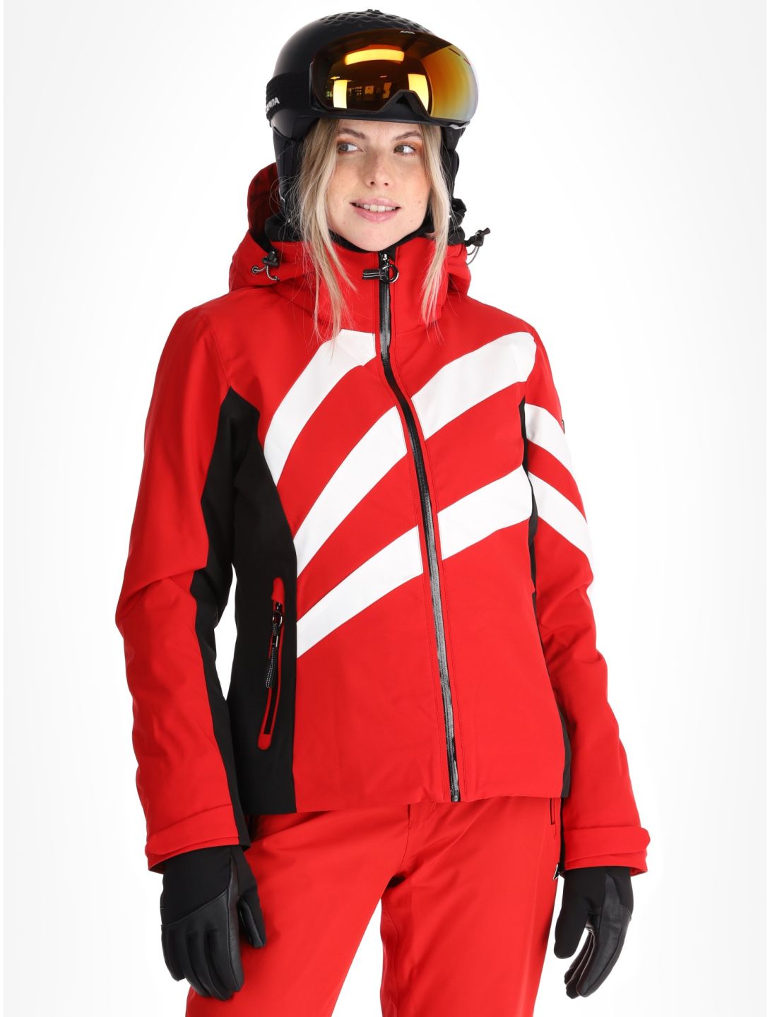 Luhta, Lintula ski jacket women Cranberry red 