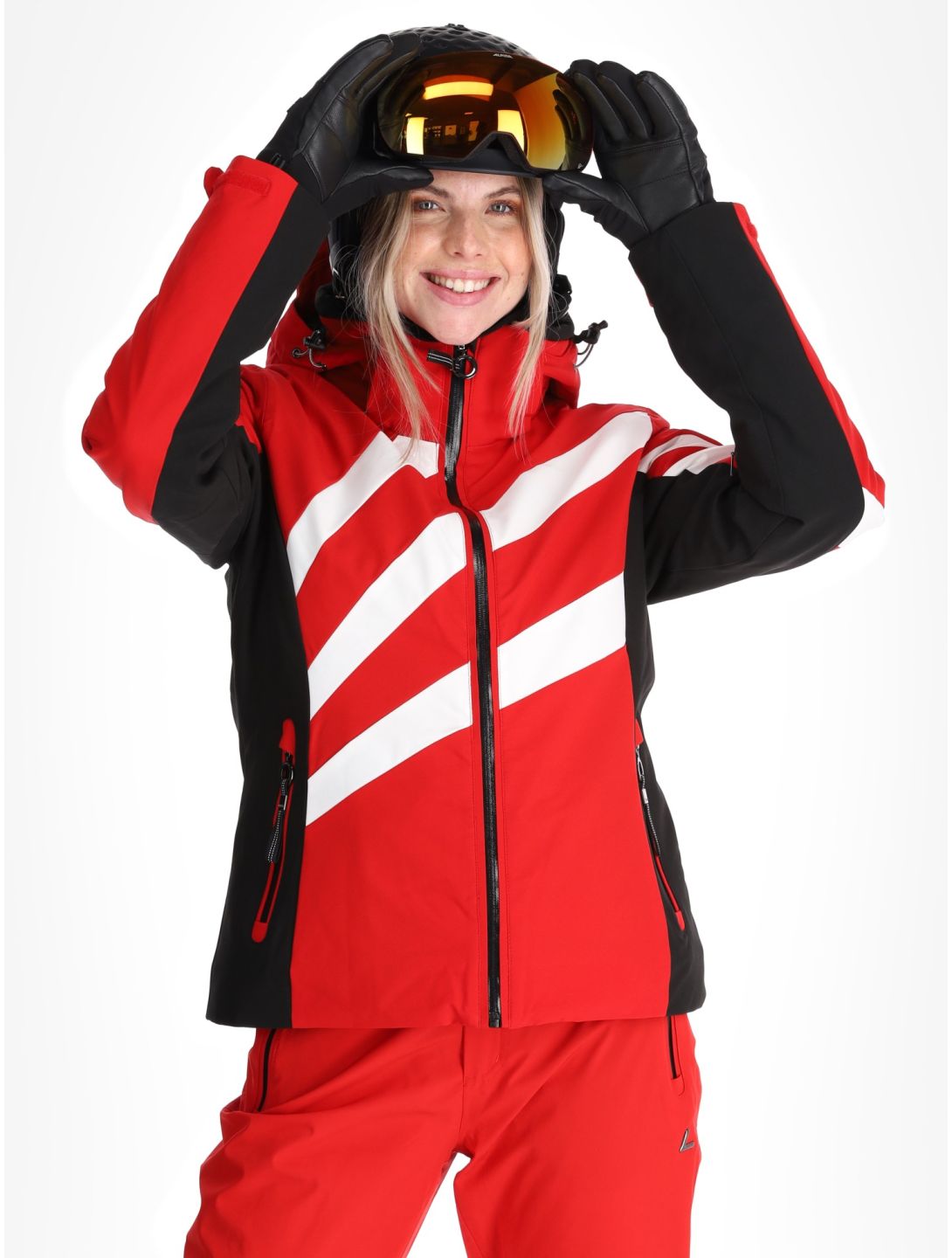 Luhta, Lintula ski jacket women Cranberry red 