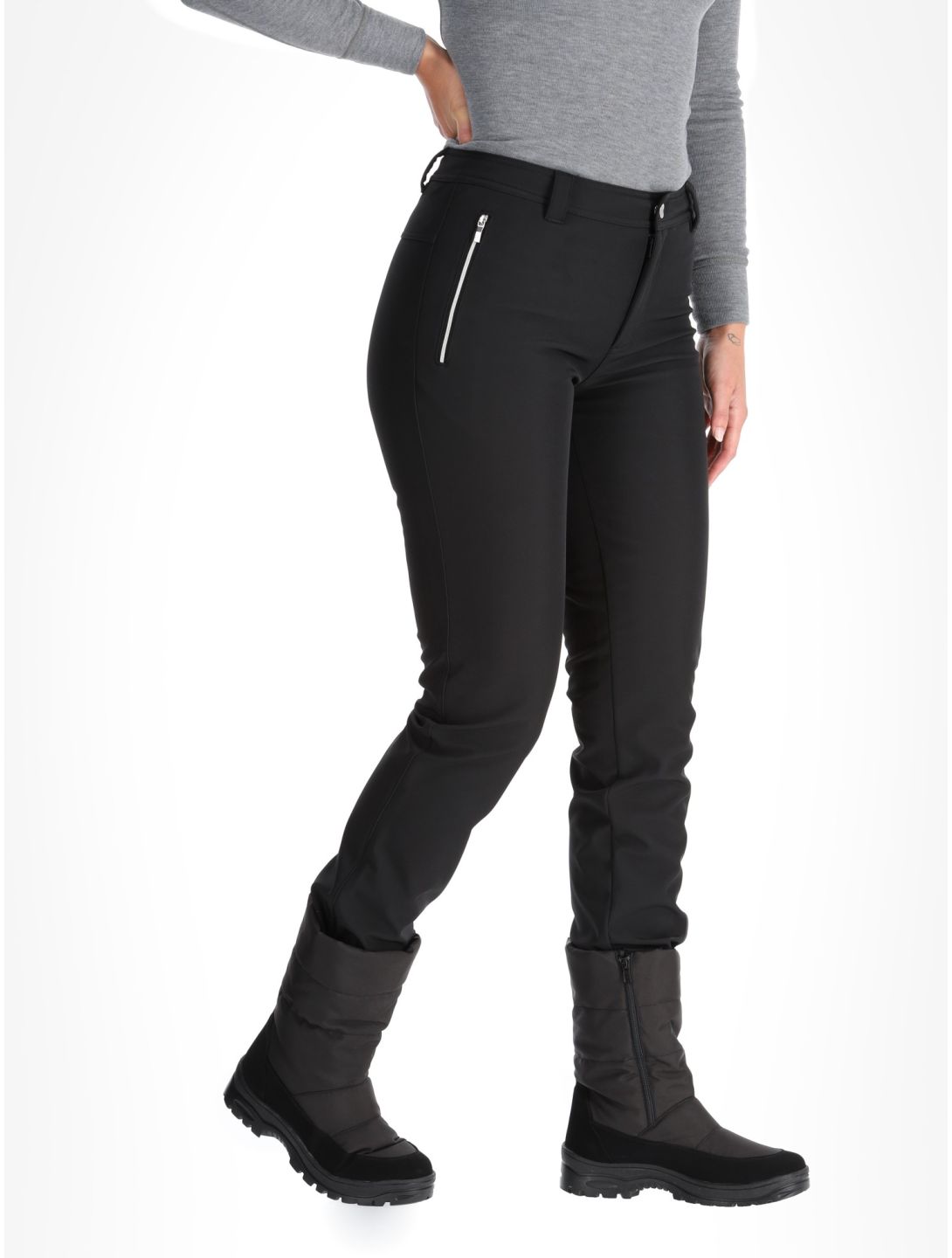 Luhta, Erottaja softshell ski pants women Black black 