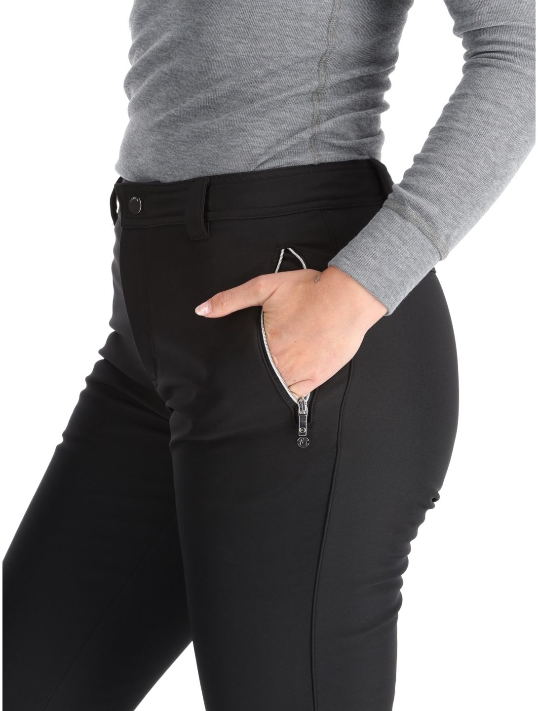 Luhta, Erottaja softshell ski pants women Black black 