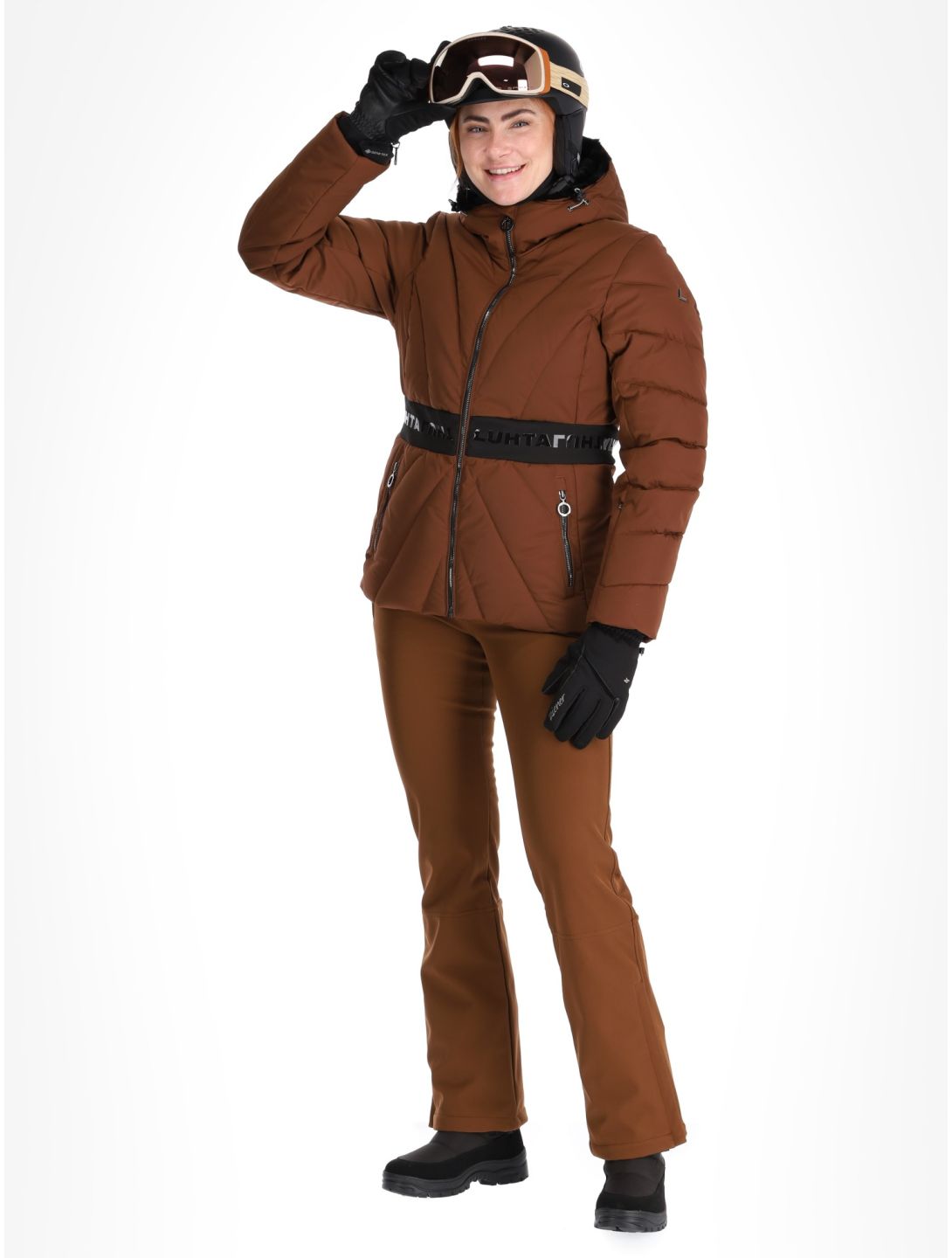 Luhta, Hakolahti ski jacket women Chocolat brown 