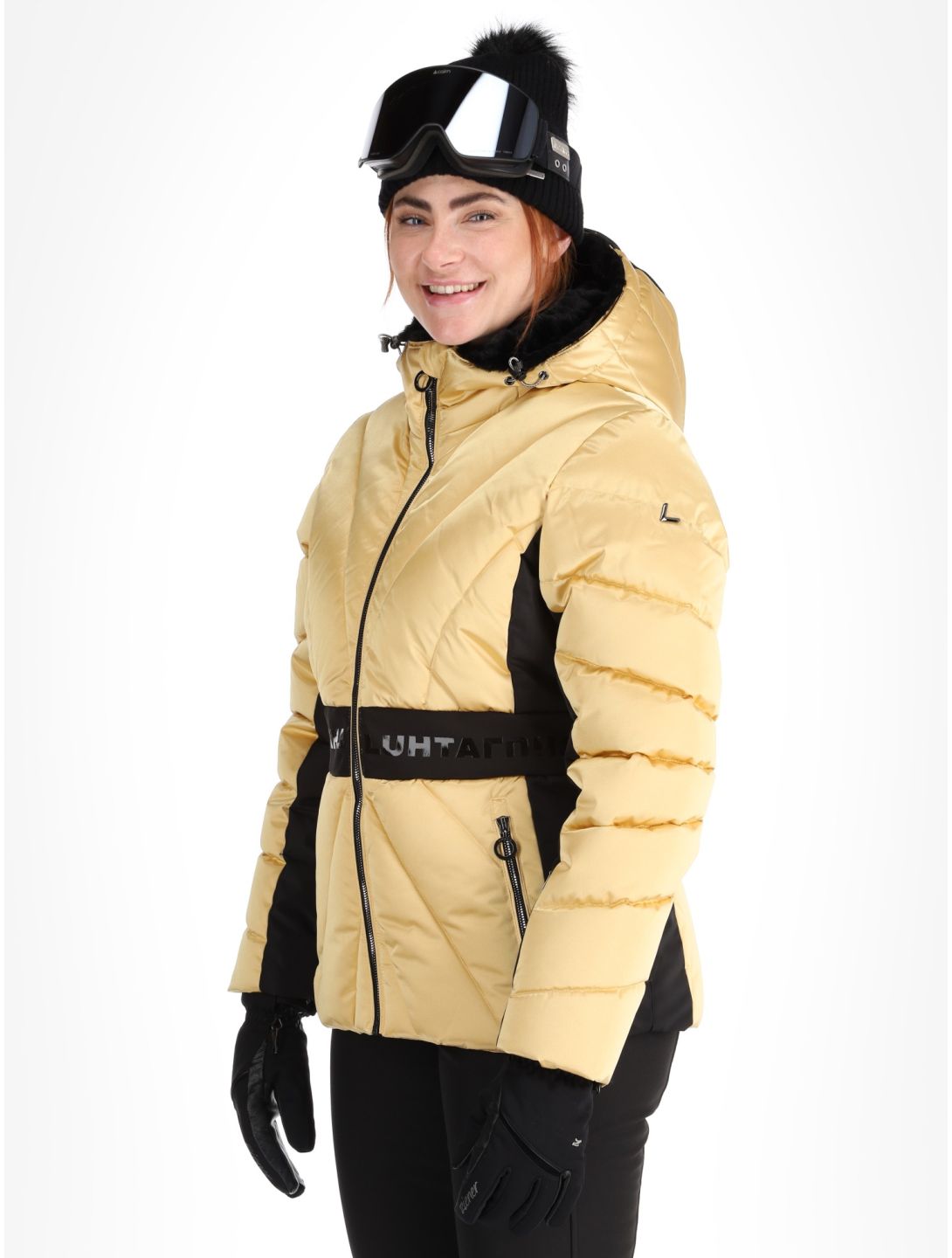 Luhta, Hakolahti ski jacket women Gold Goud 