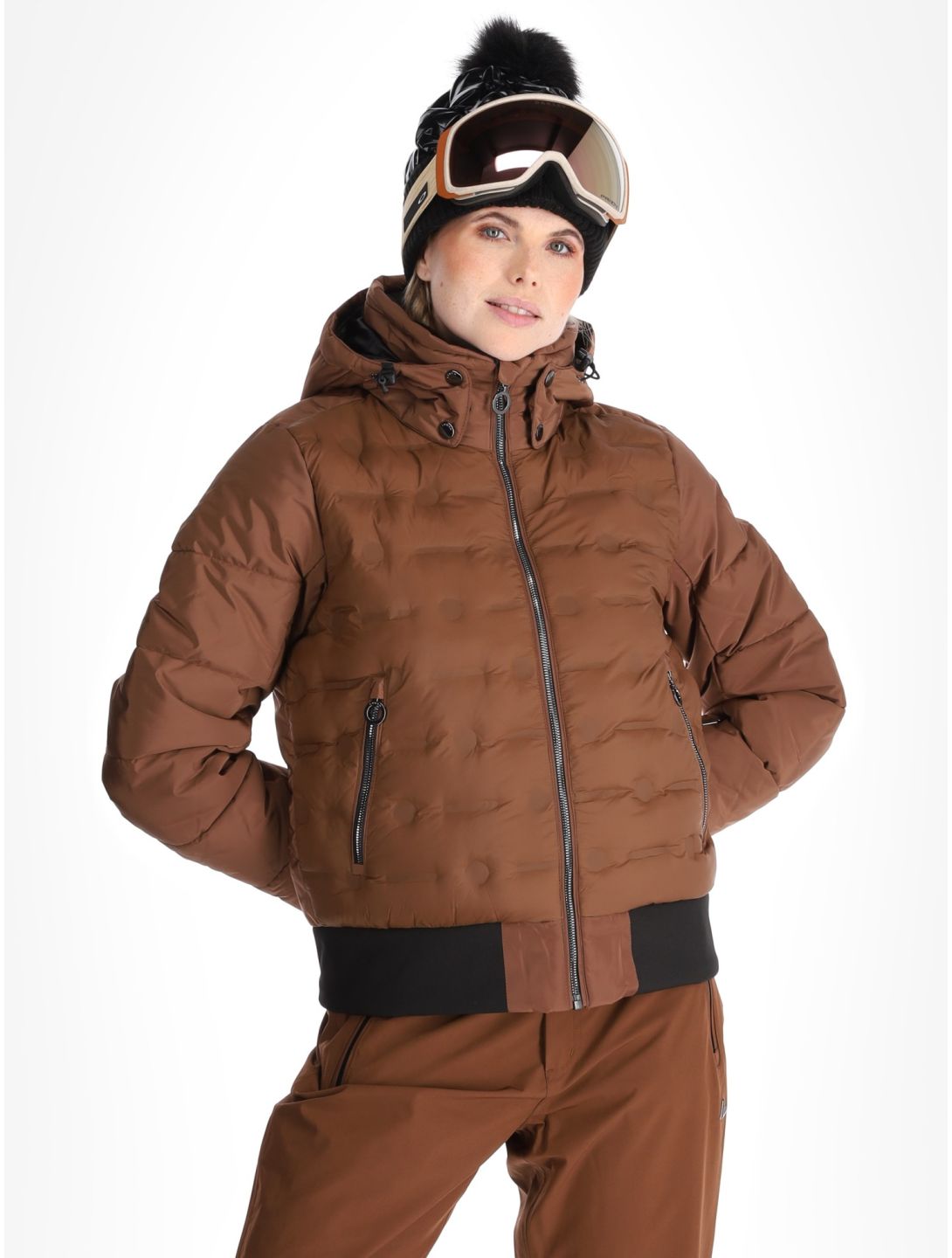 Luhta, Halhola ski jacket women Chocolat brown 