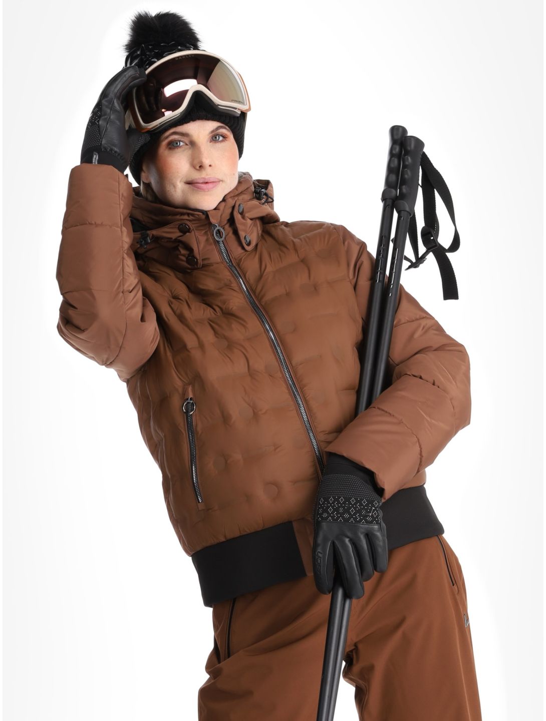 Luhta, Halhola ski jacket women Chocolat brown 