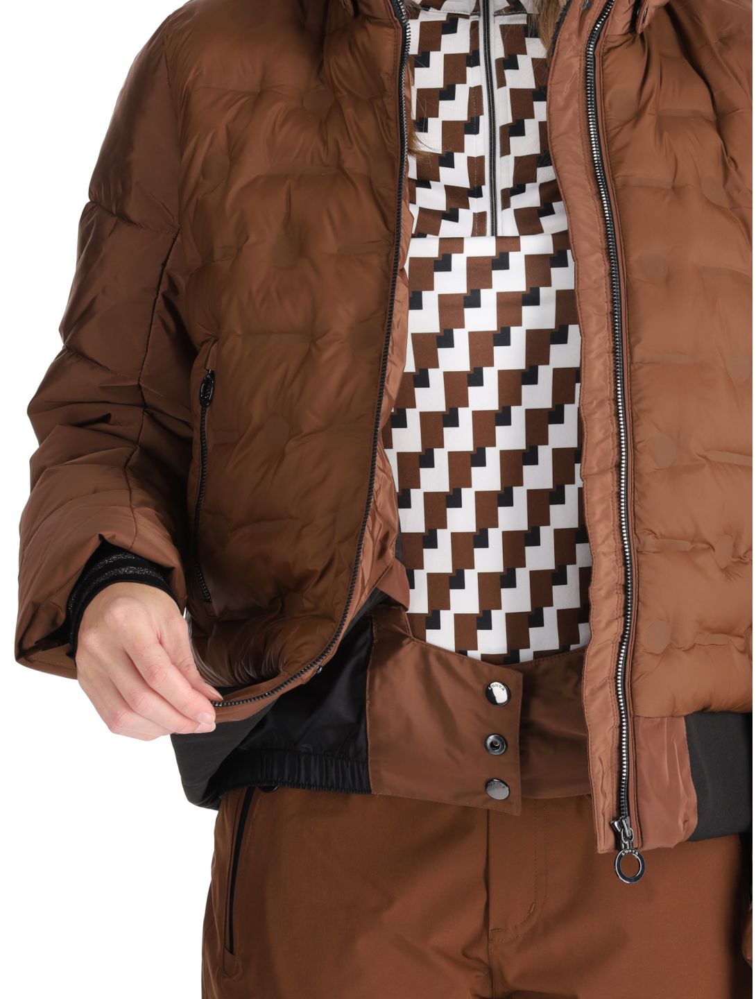 Luhta, Halhola ski jacket women Chocolat brown 