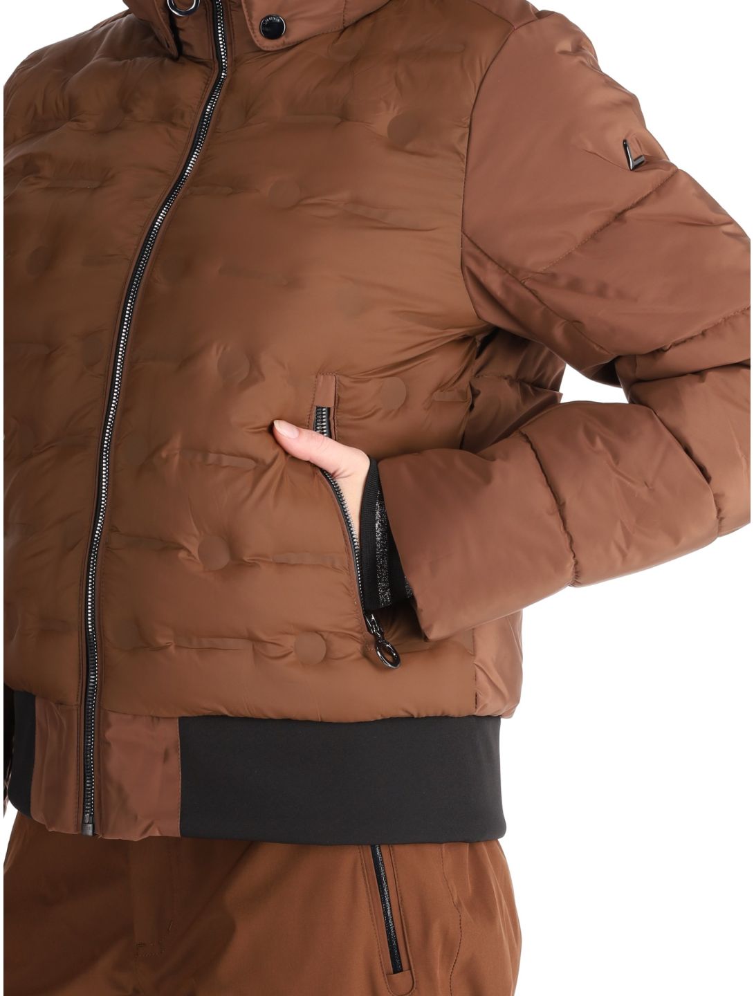 Luhta, Halhola ski jacket women Chocolat brown 