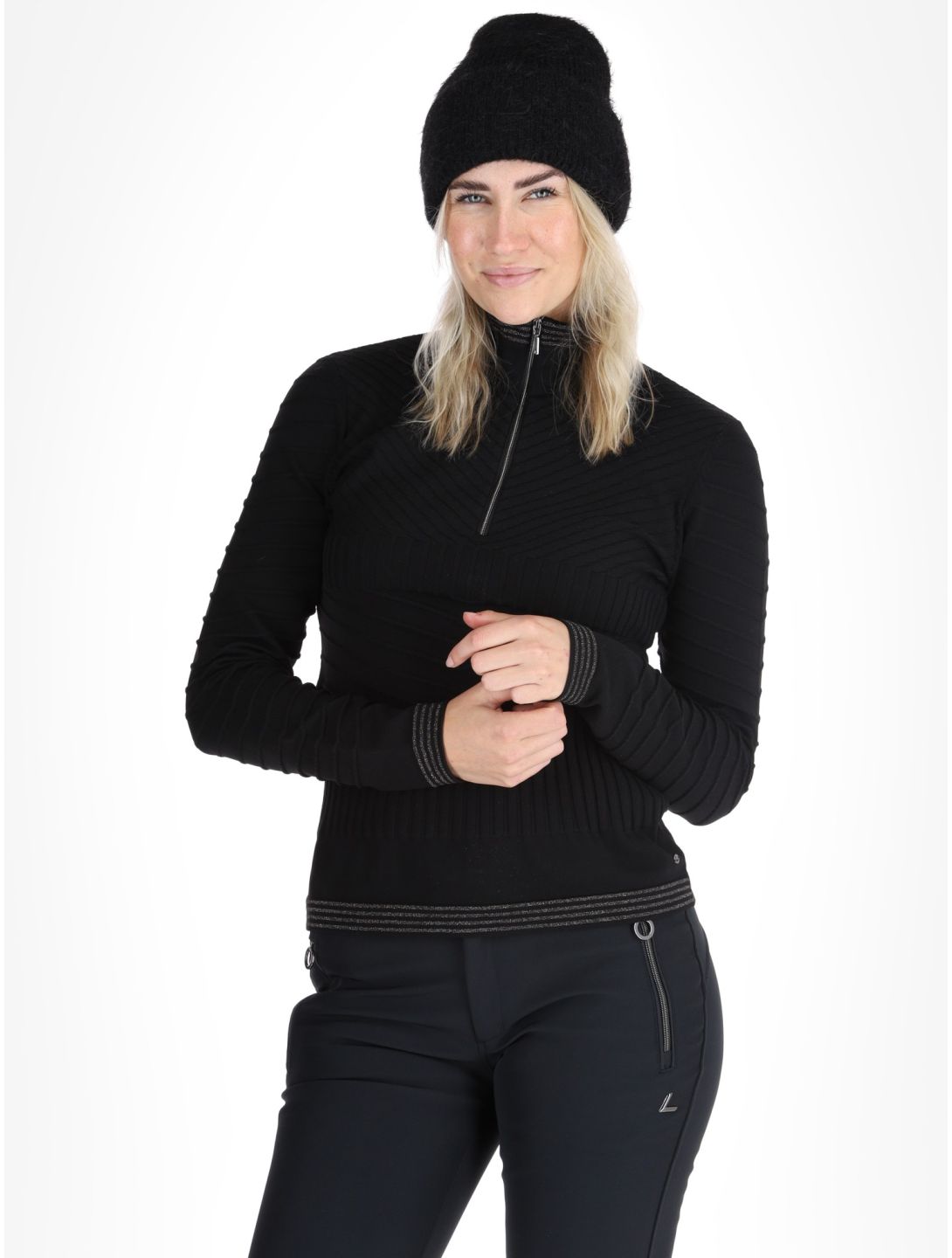 Luhta, Halso pullover women Black black 