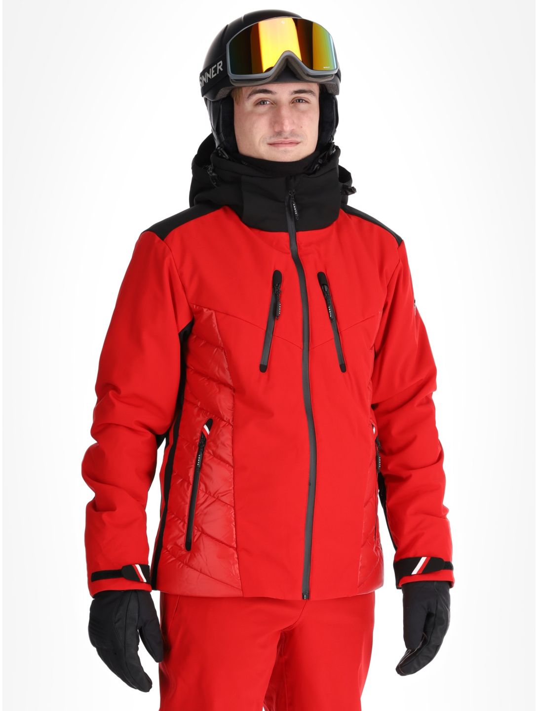 Luhta, Luhta Hookana ski jacket men Cranberry red 