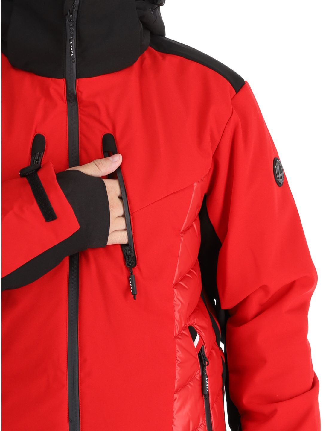 Luhta, Luhta Hookana ski jacket men Cranberry red 