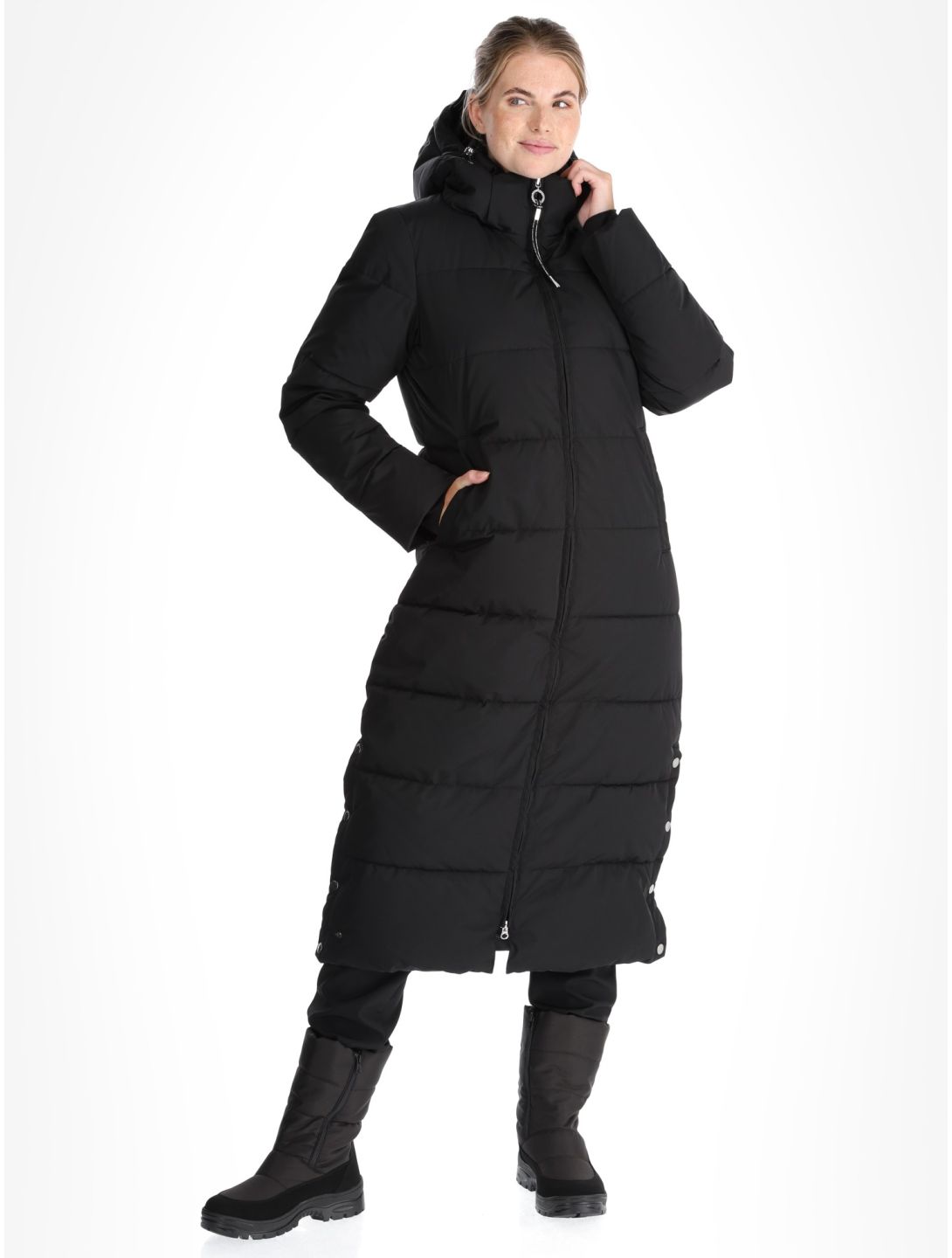 Luhta, Iisalmi winter jacket women Basic Black black 