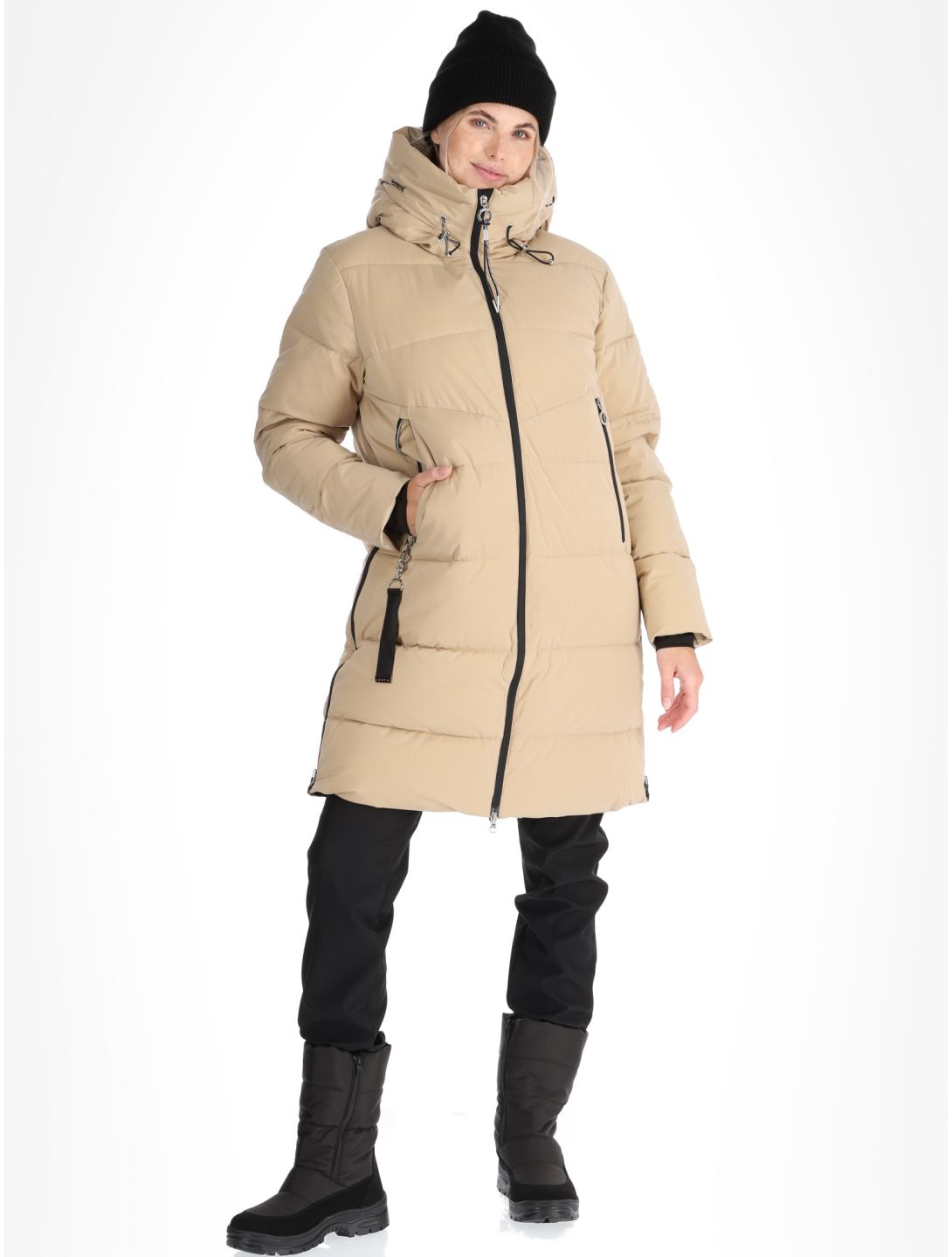 Luhta Inkoo winter jacket women Powder white