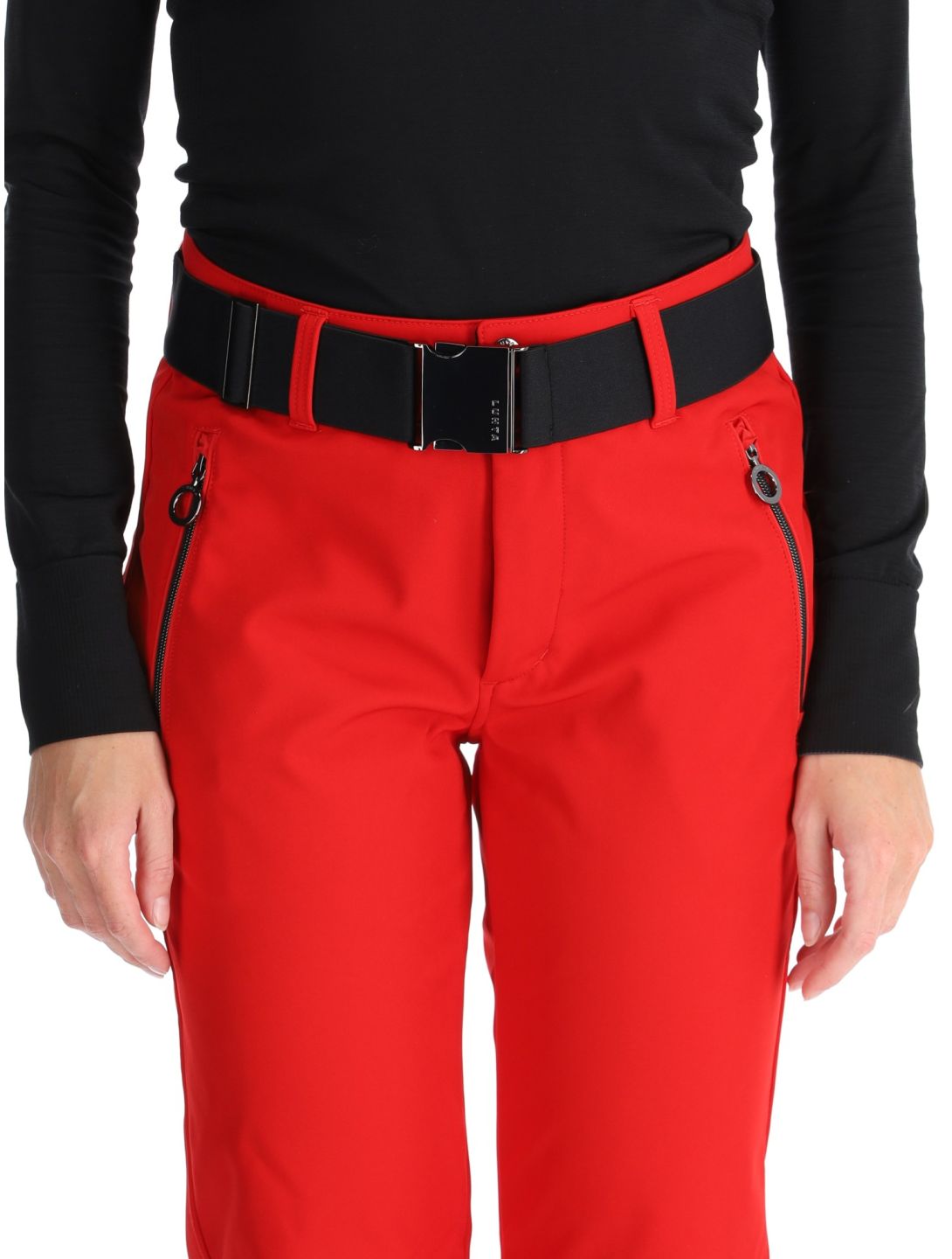 Luhta, Joentaus softshell ski pants women Cranberry red 