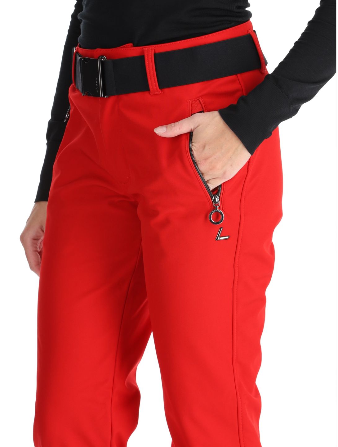 Luhta, Joentaus softshell ski pants women Cranberry red 