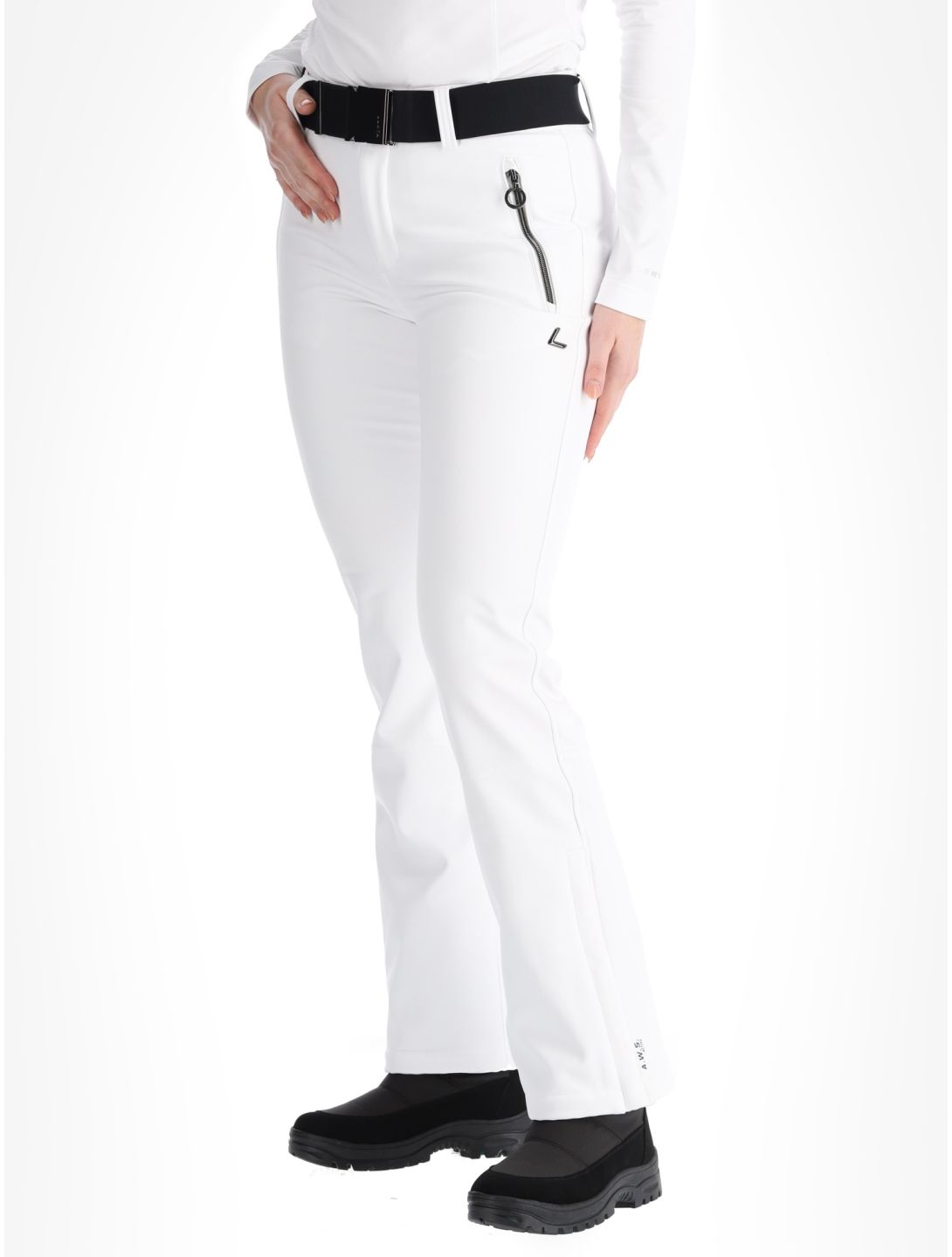 Luhta, Joentaus softshell ski pants women Optic White white 