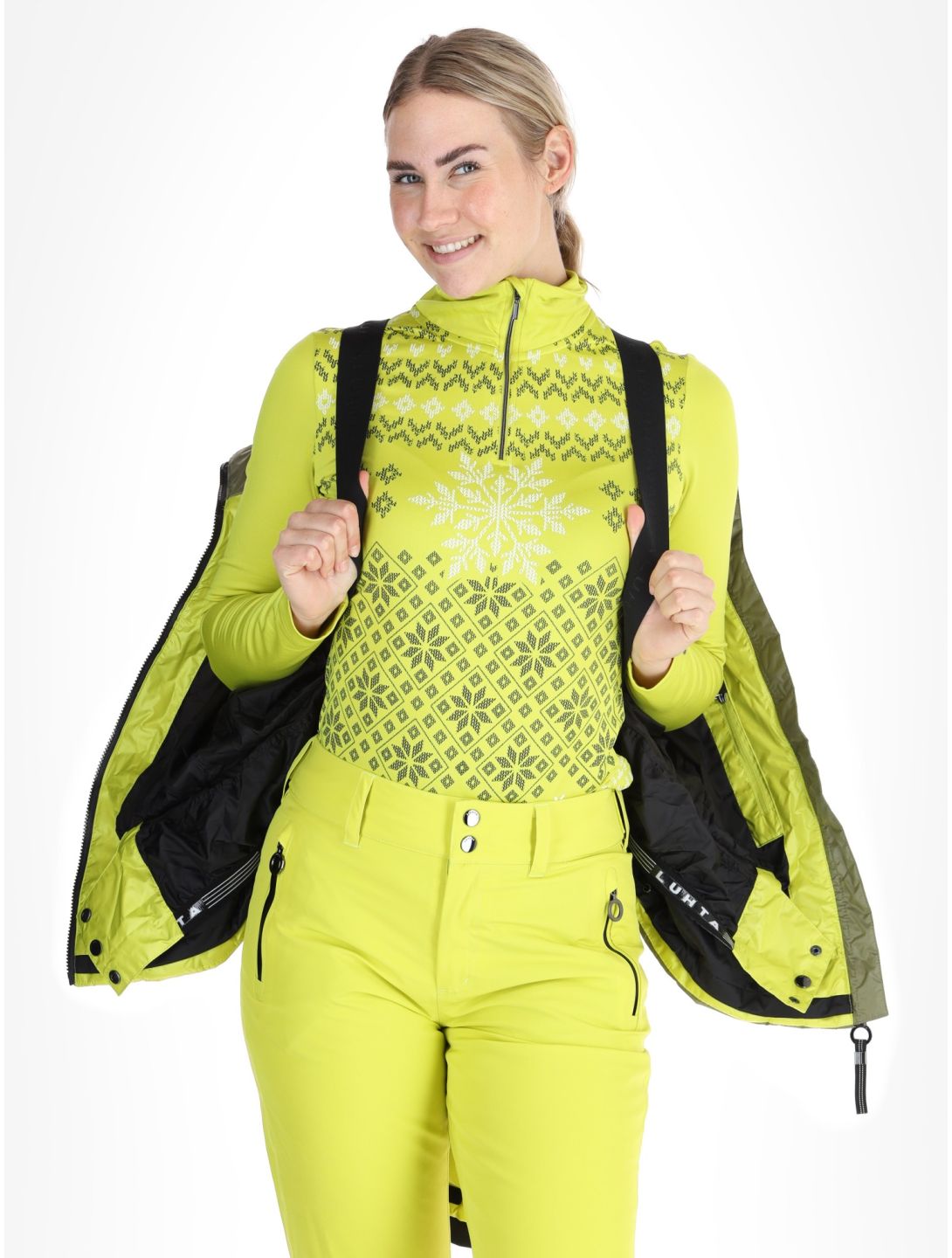 Luhta, Kallunki ski jacket women Aloe green 