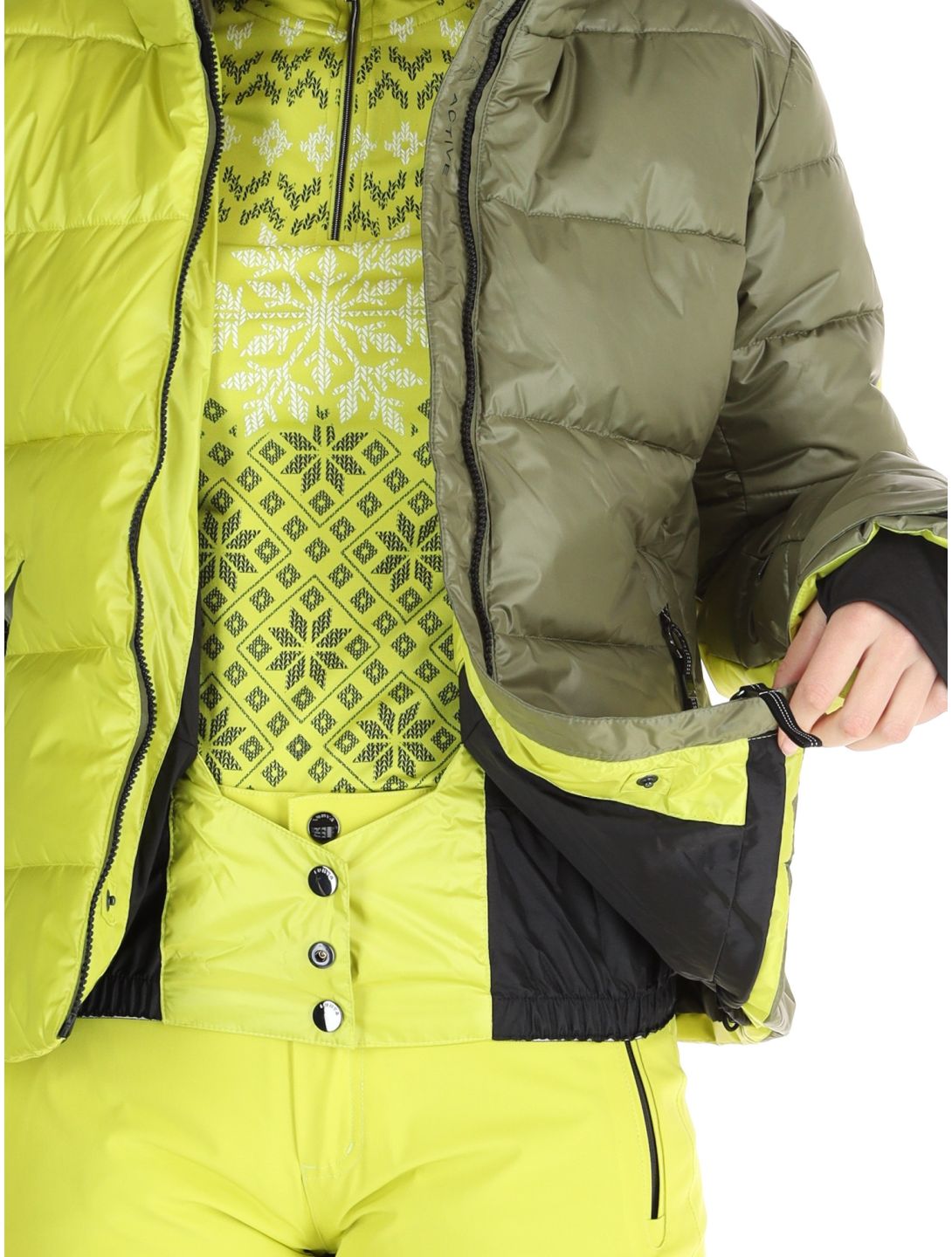 Luhta, Kallunki ski jacket women Aloe green 