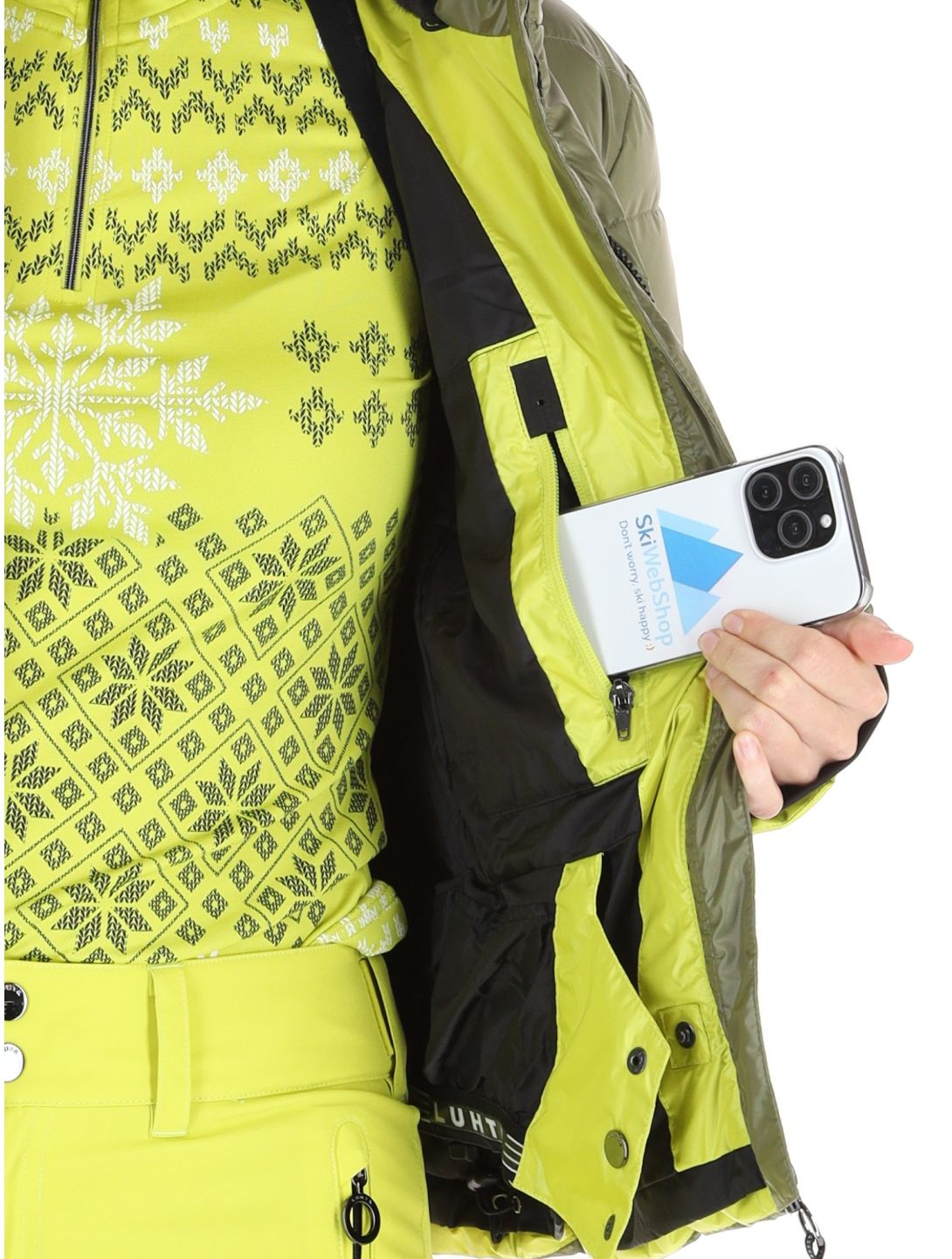 Luhta, Kallunki ski jacket women Aloe green 