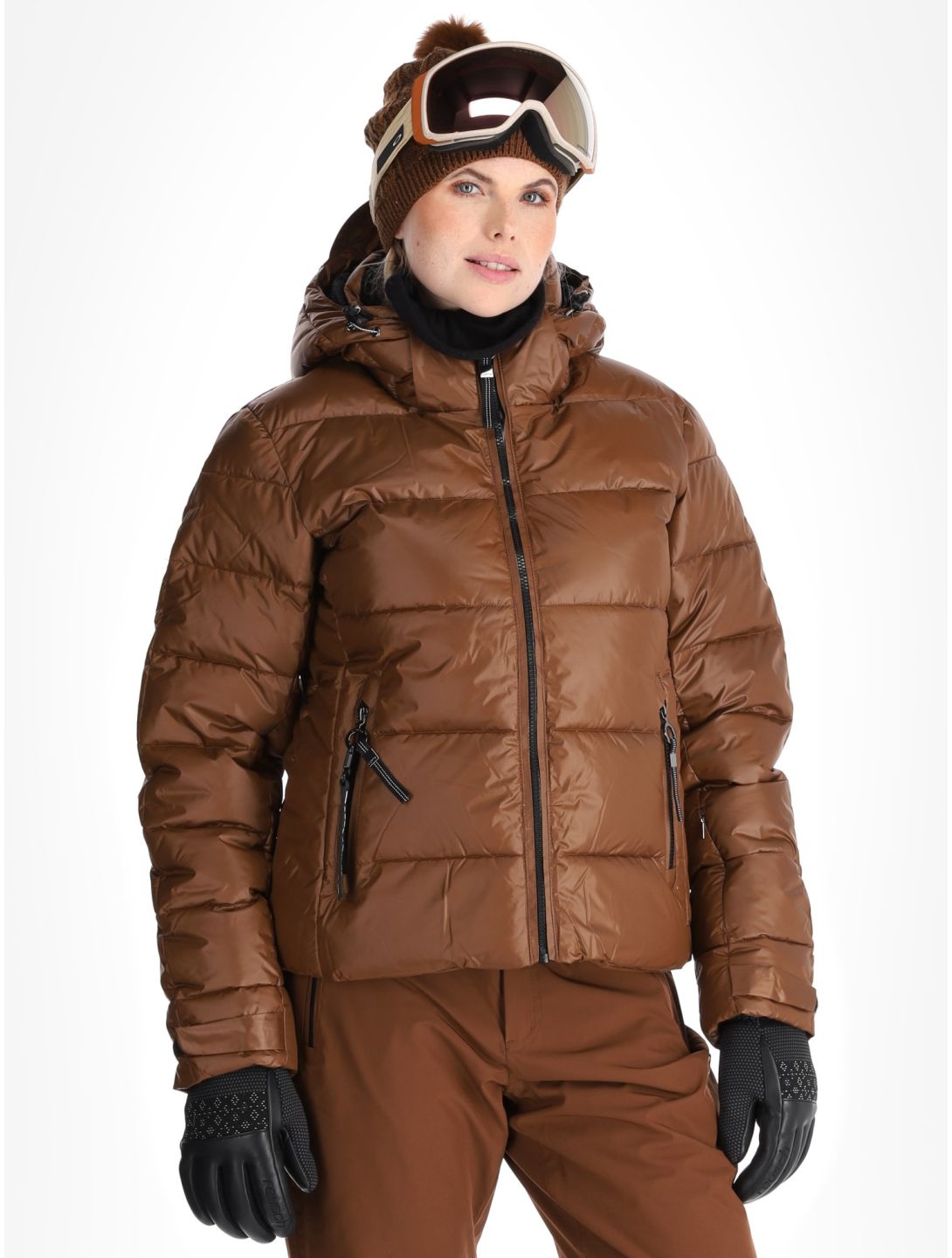 Luhta, Kallunki ski jacket women Chocolat brown 