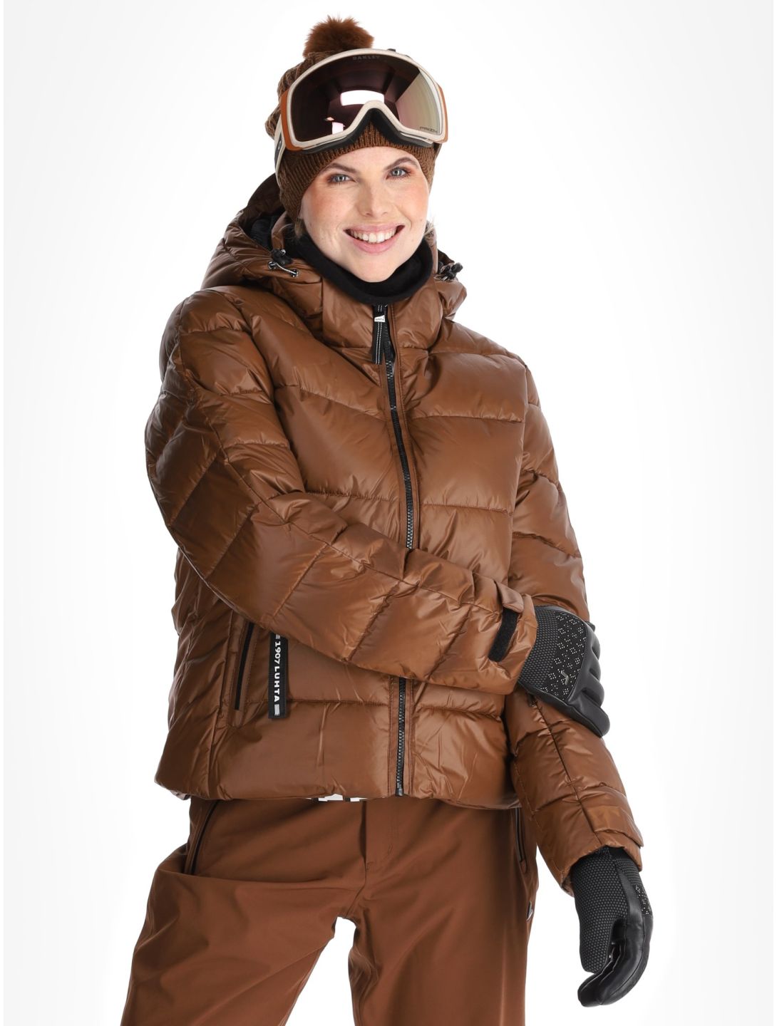 Luhta, Kallunki ski jacket women Chocolat brown 