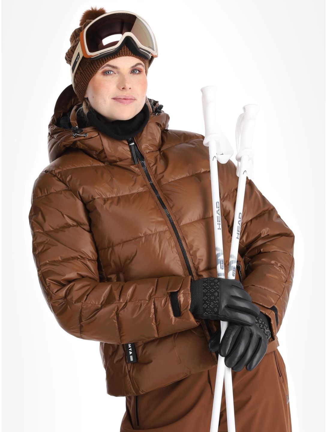 Luhta, Kallunki ski jacket women Chocolat brown 