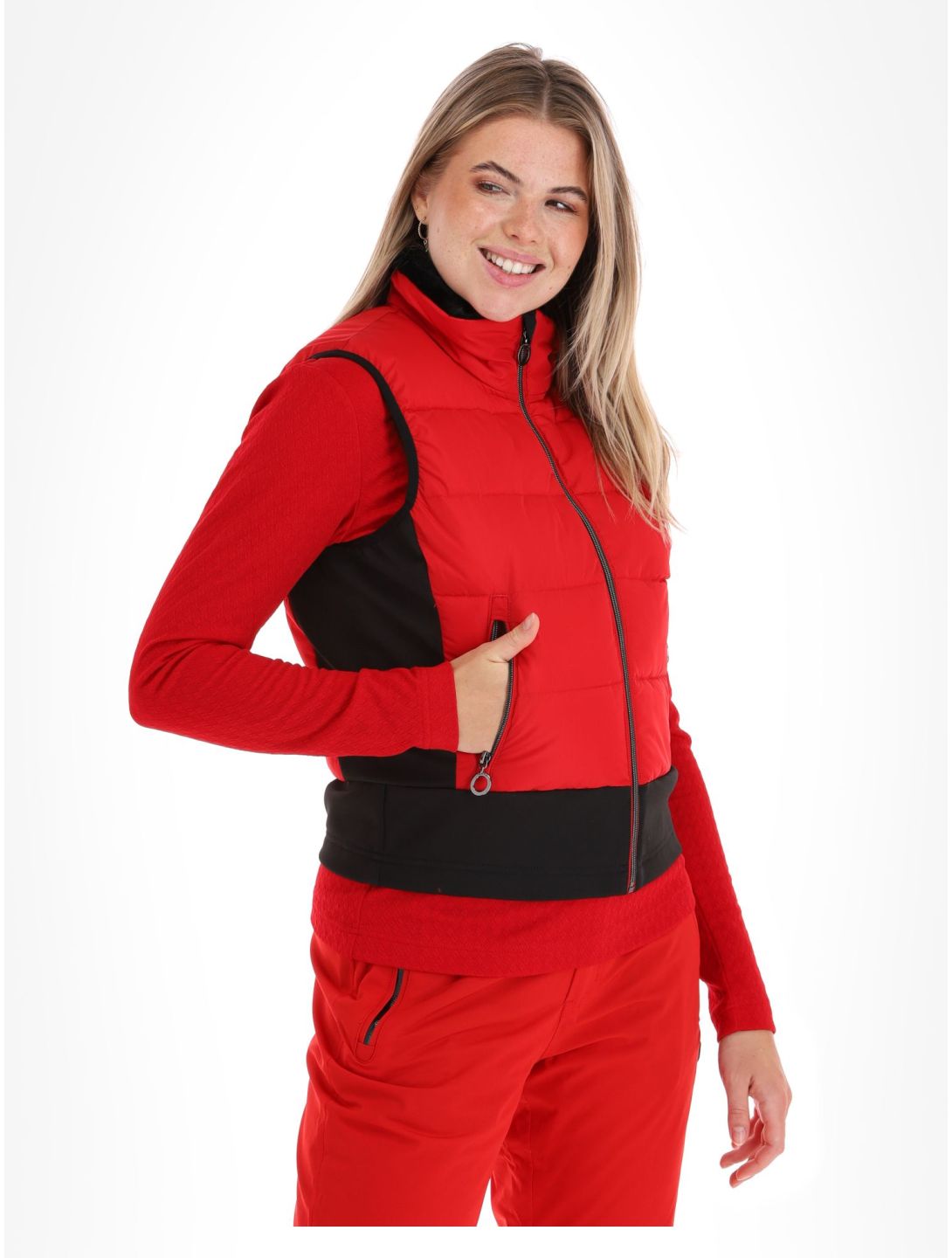 Luhta, Peuratunturi body warmer women Cranberry red 