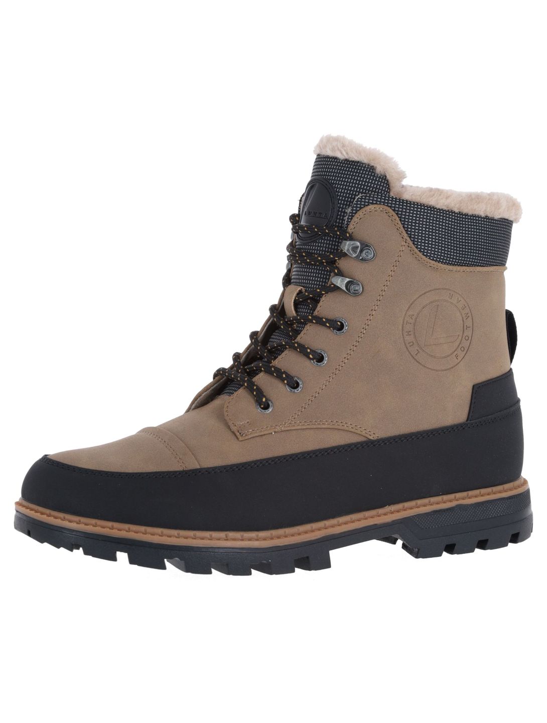 Luhta, Reilu Mr snow boots men Cafe Au Lait beige 