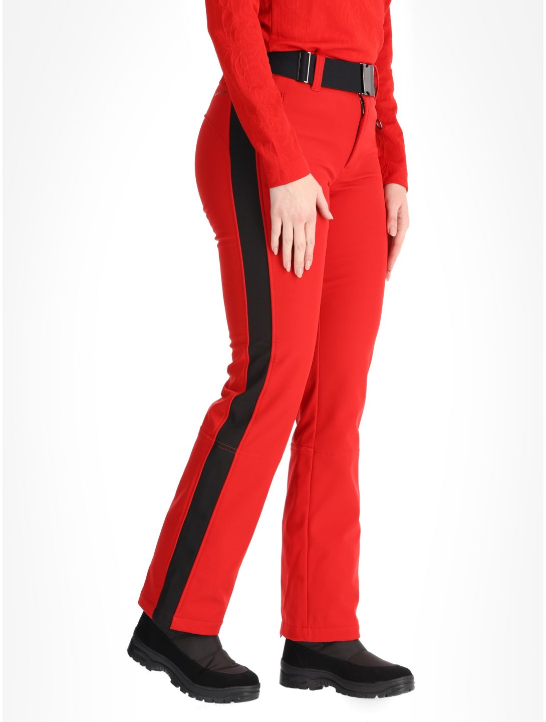 Luhta, Reututunturi softshell ski pants women Cranberry red 