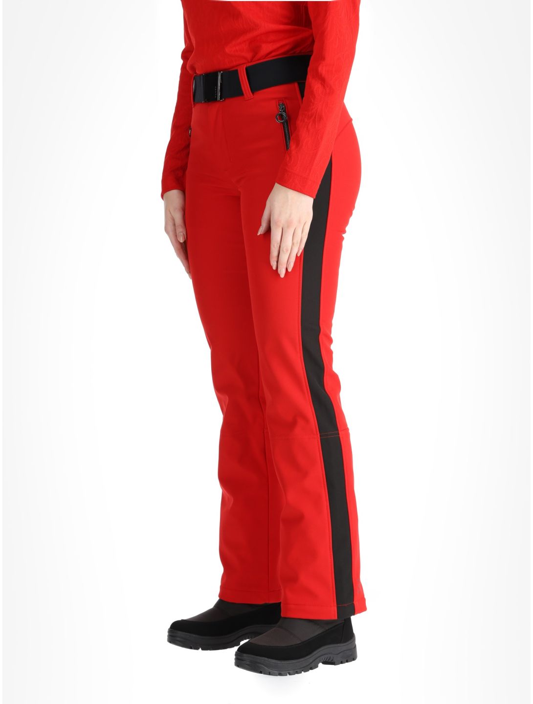 Luhta, Reututunturi softshell ski pants women Cranberry red 