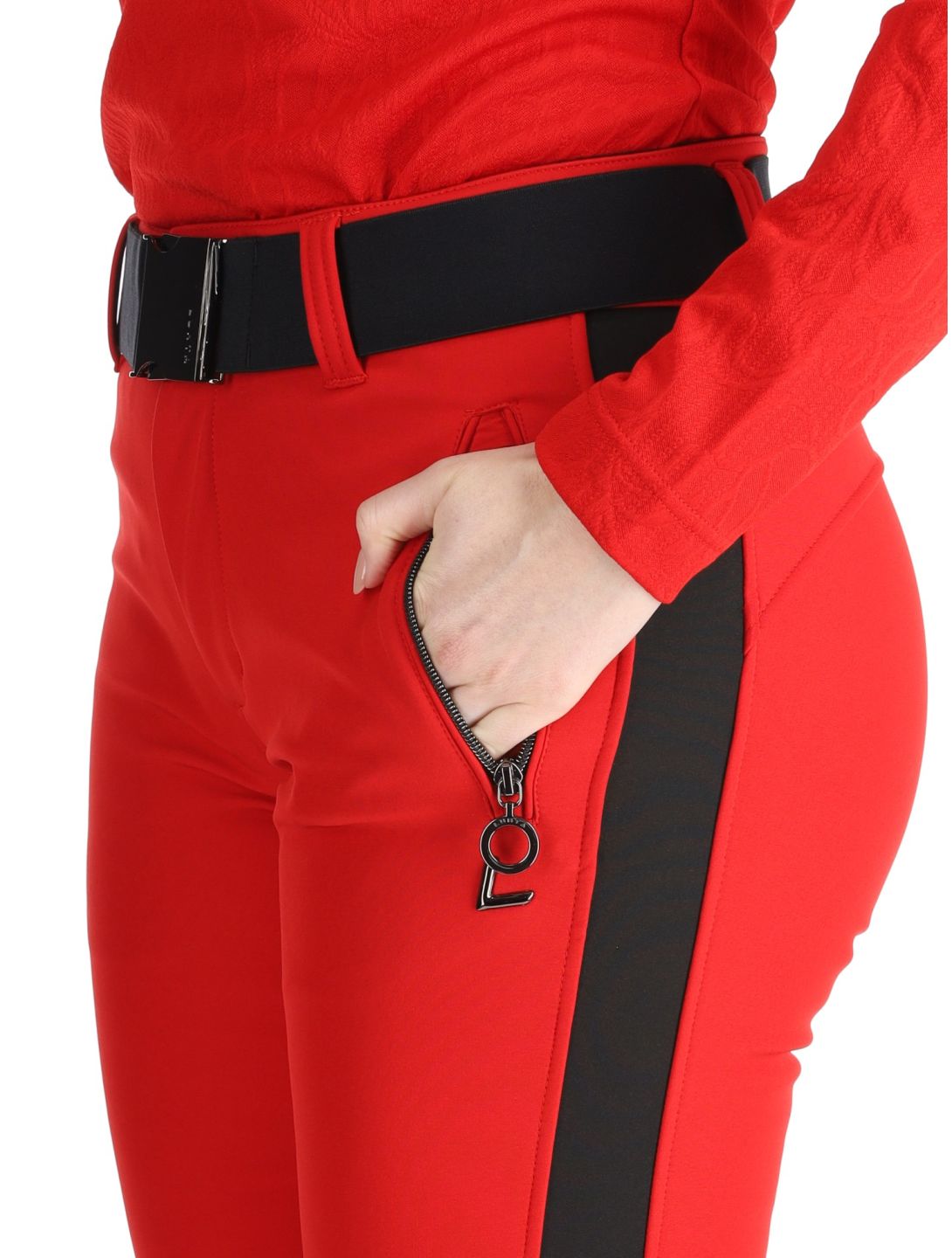 Luhta, Reututunturi softshell ski pants women Cranberry red 